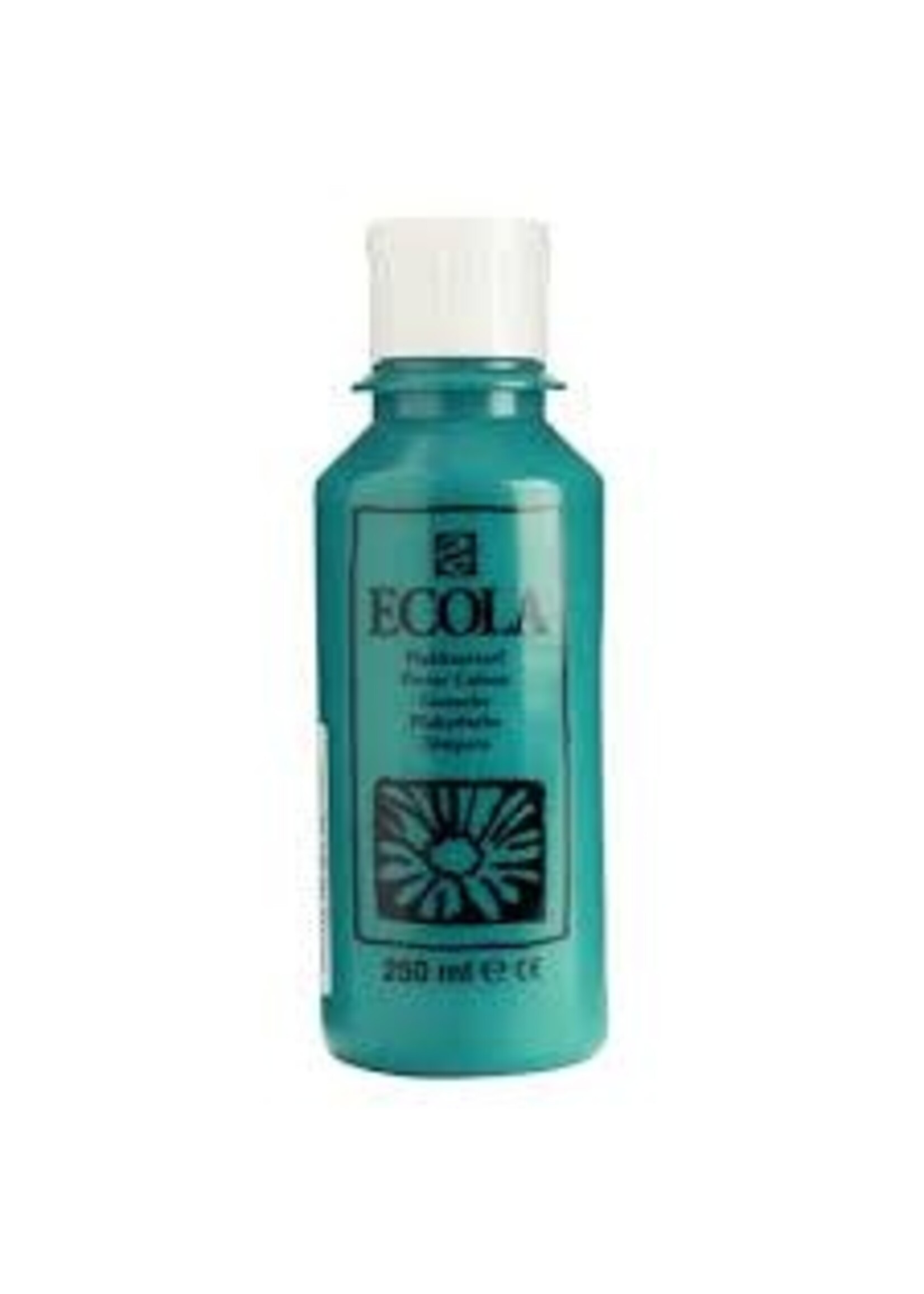 ECOLA Ecola Plakkaatverf Fles 250 ml Donkergroen 602