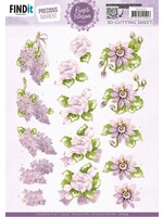 Find it Trading 3D Cutting Sheet - Precious Marieke - Purple Blossom - Lilac  per stuk