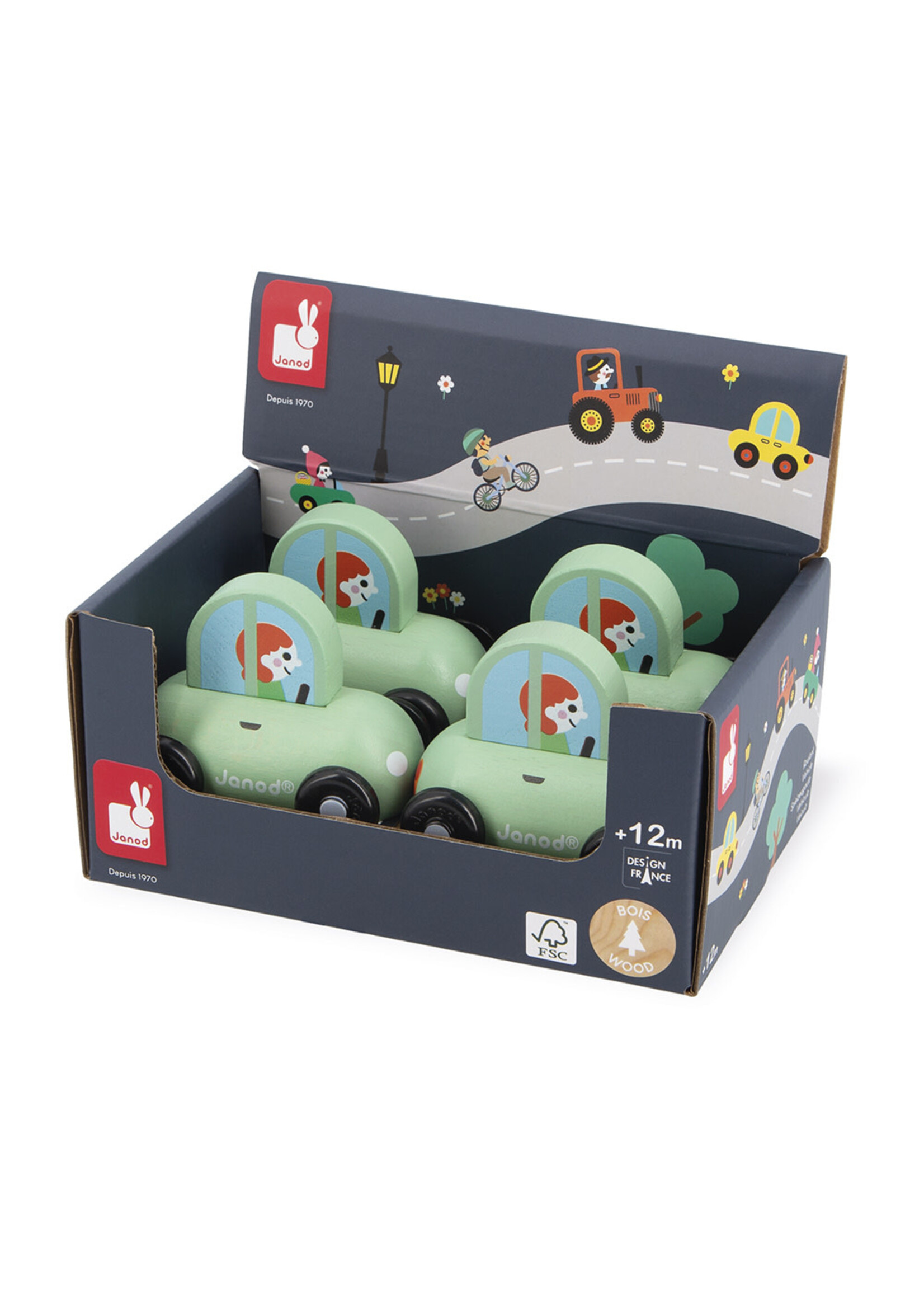 Janod Janod Crossroads – Groene auto