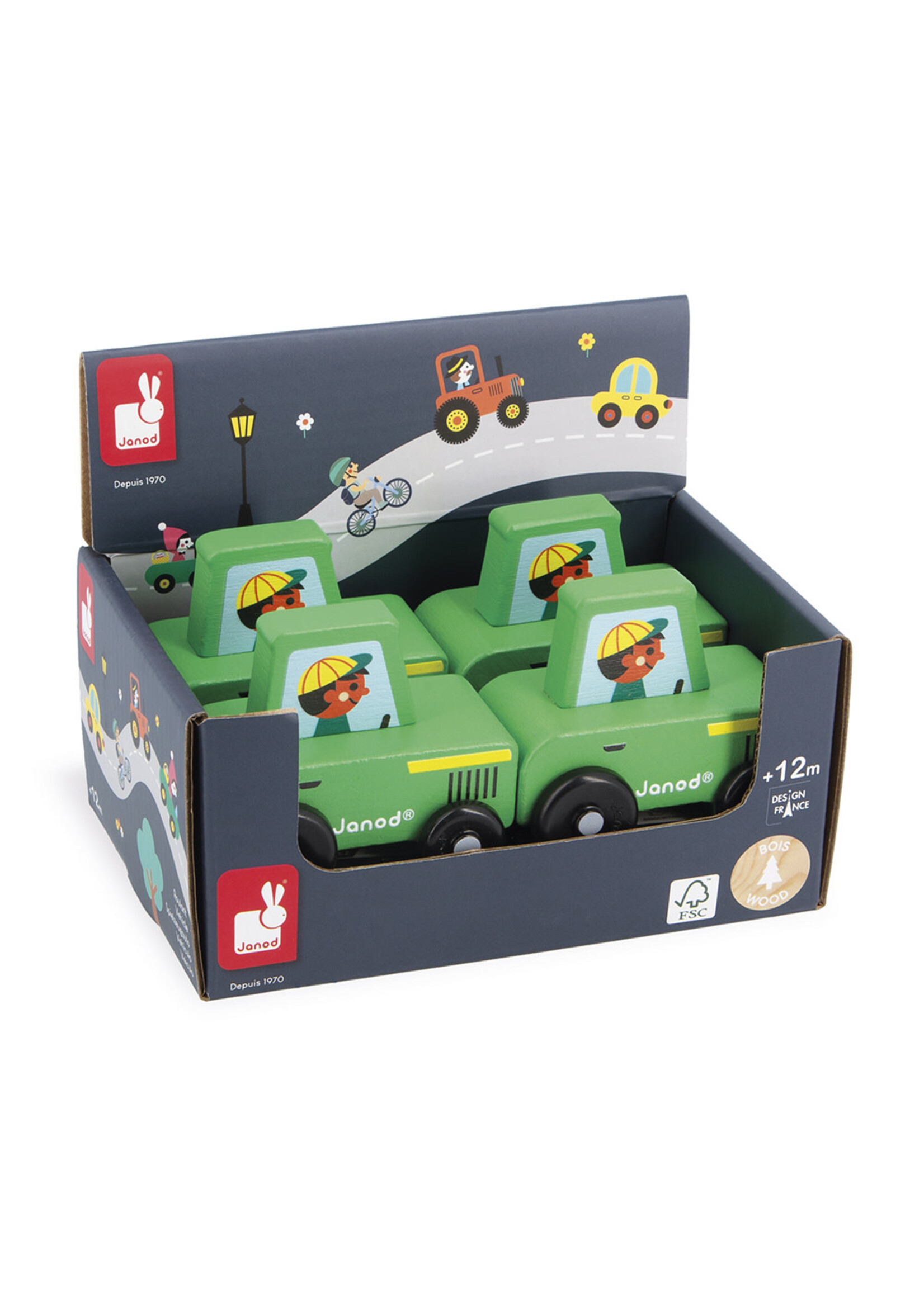 Janod Janod Crossroads – Groene Tractor