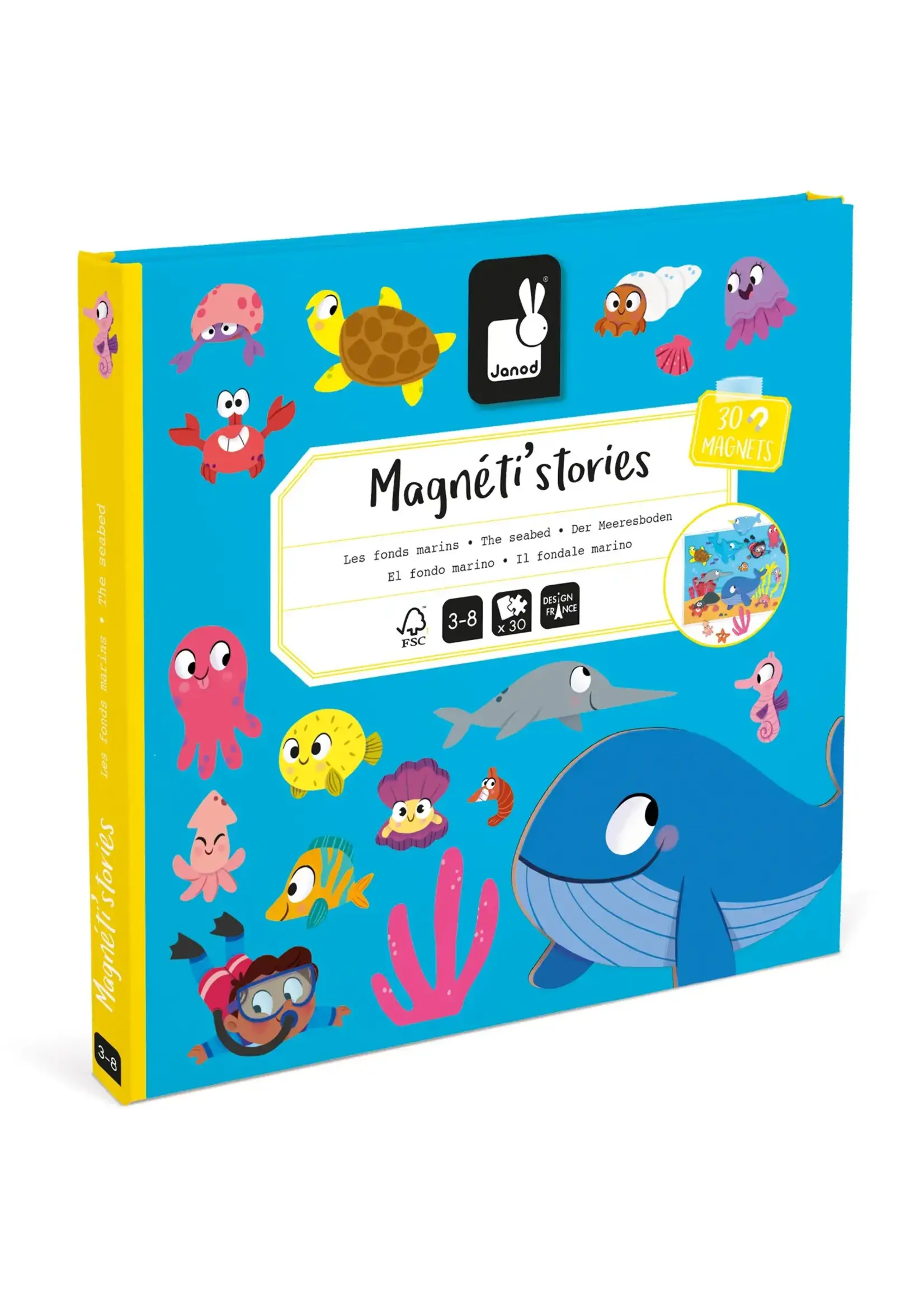 Janod Janod magneetboek Diepzee