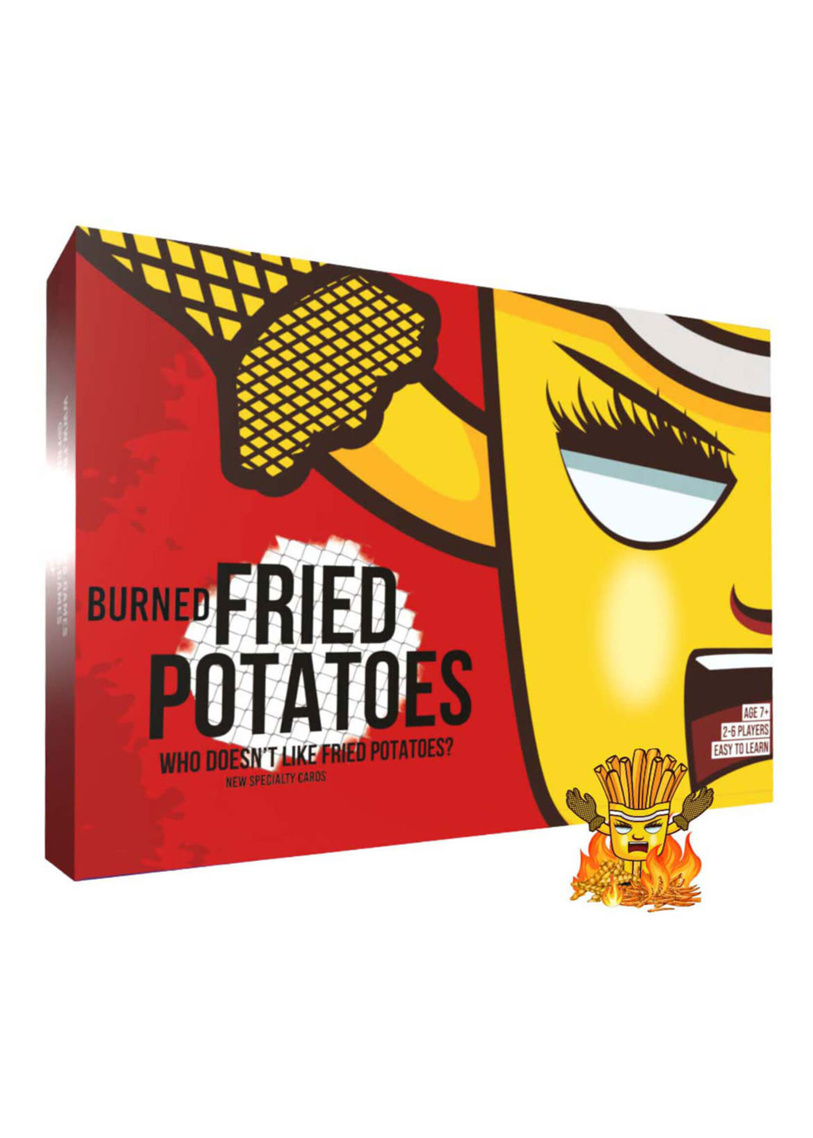 Asmodee Fried Potatoes Kaartspel Burned editie – Engelstalig