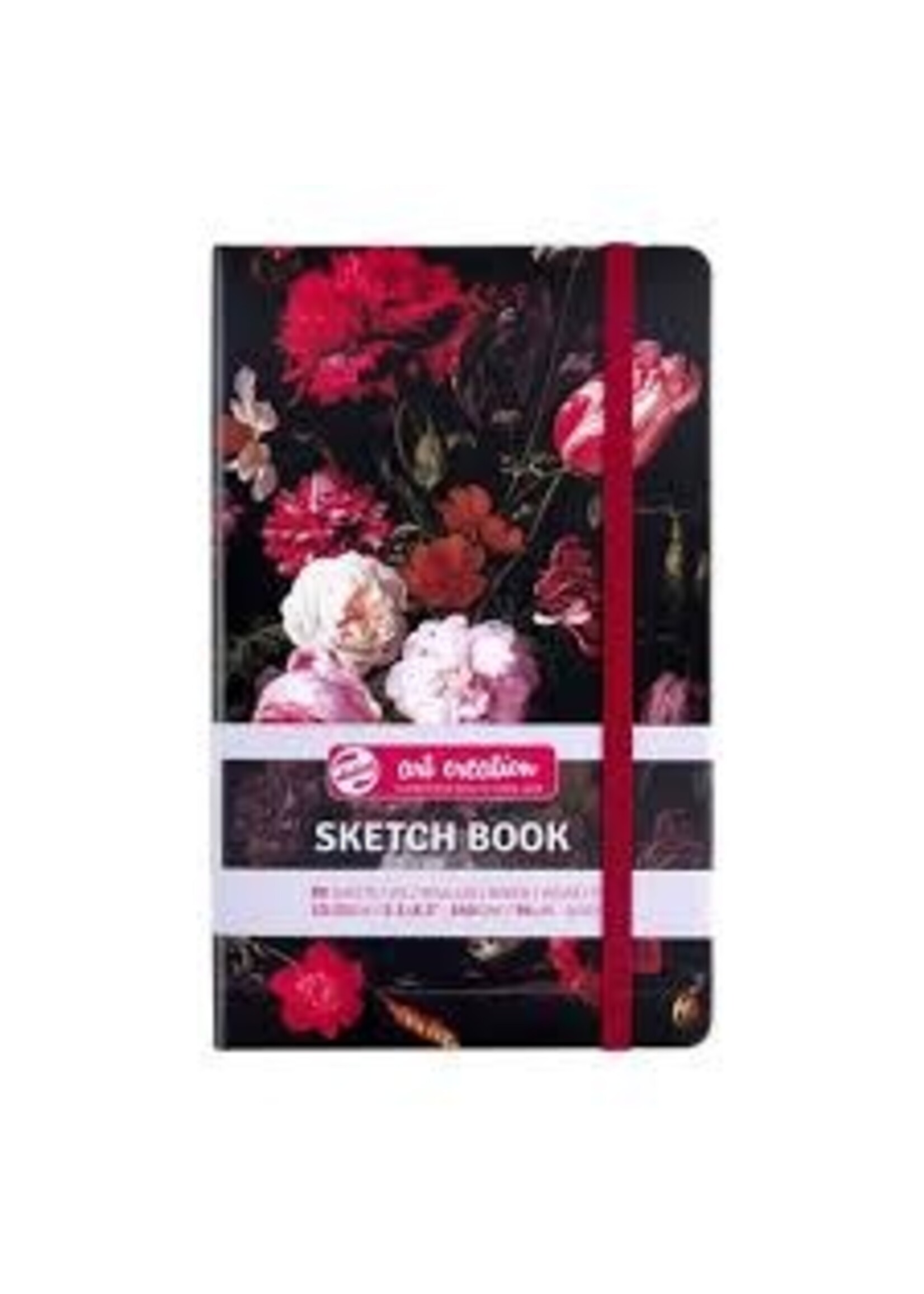 Talens Talens Art Creation Schetsboek Stilleven met bloemen in een glazen vaas | 13 x 21 cm, 140 g, 80 vellen