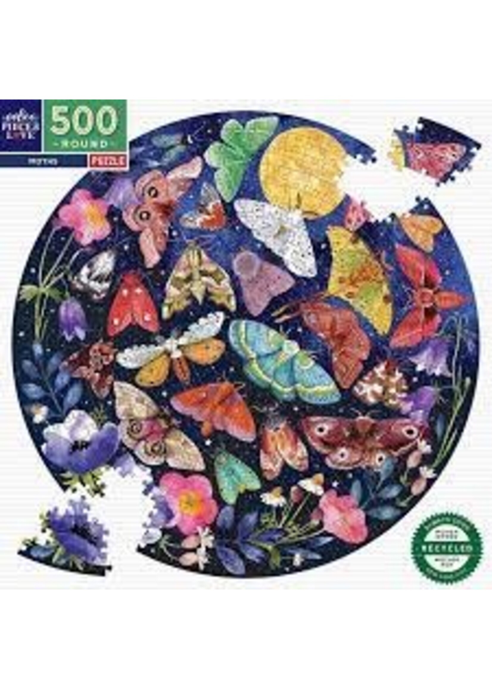 Eeboo Eeboo Puzzel Moths (500 stukjes)