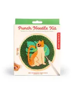 Kikkerland Kikkerland Cat Punch Needle Kit