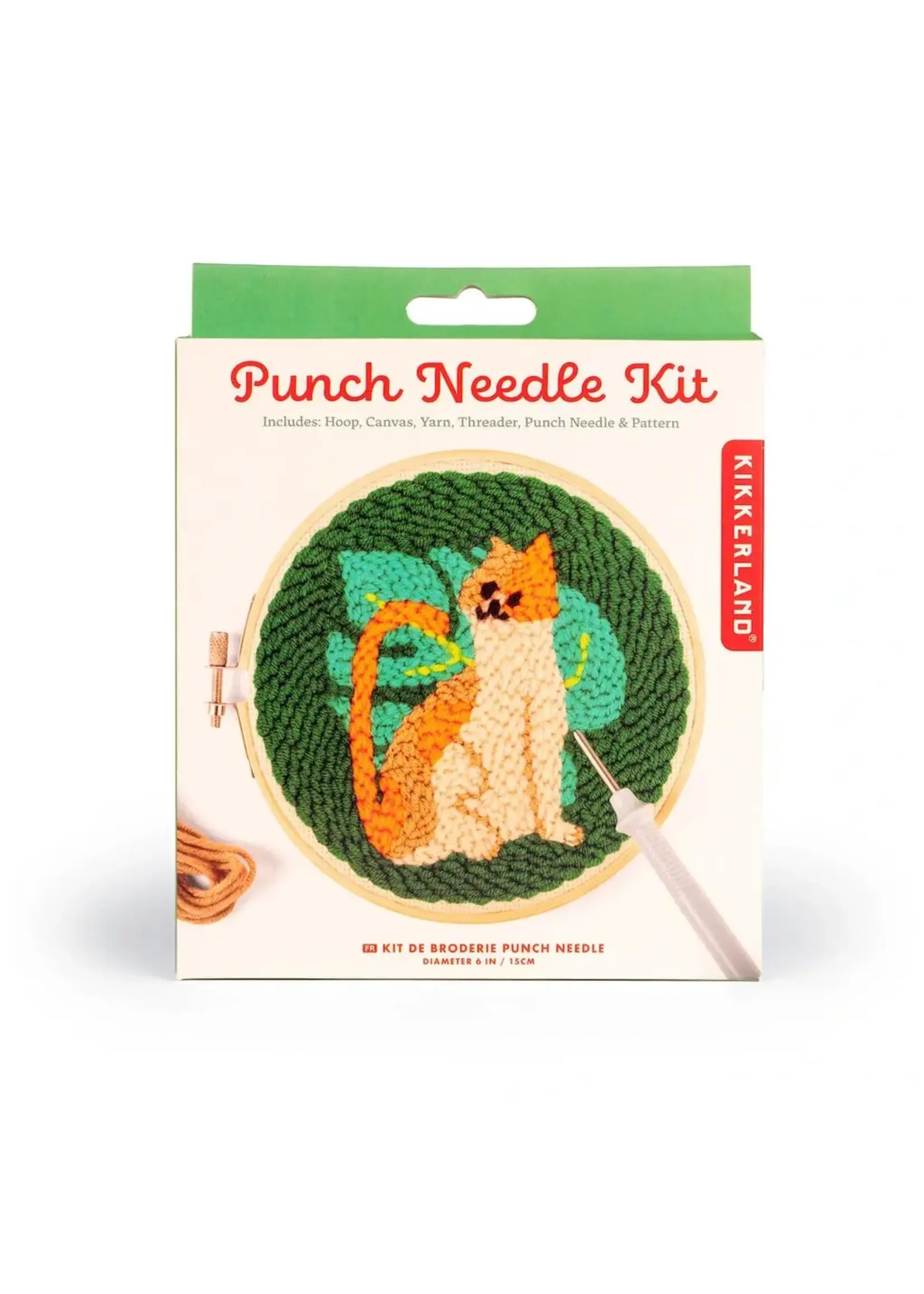 Kikkerland Kikkerland Cat Punch Needle Kit