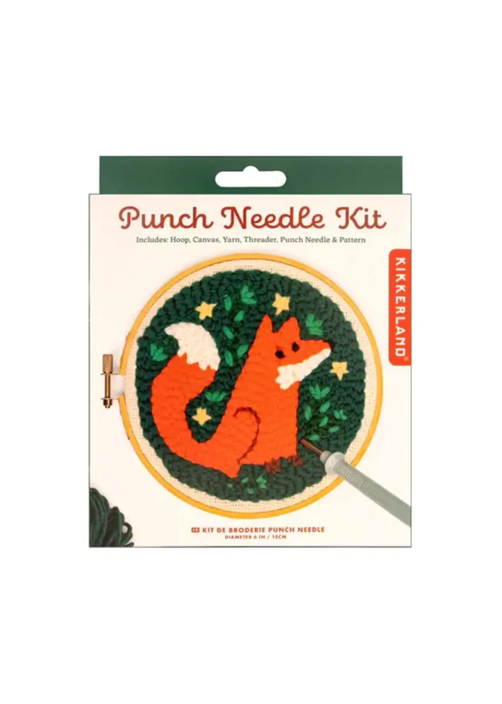 Kikkerland Kikkerland Vos Punch needle Set