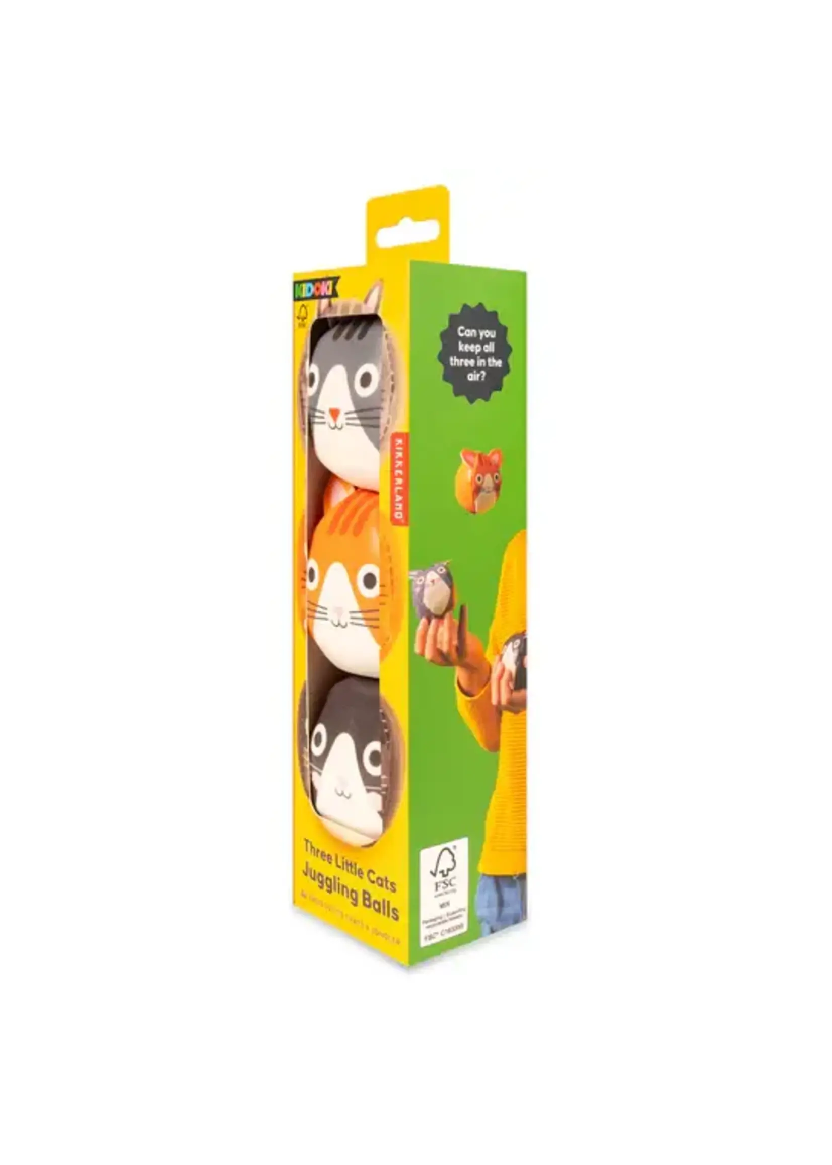 Kikkerland Kikkerland Kleine Katten Jongleerballen