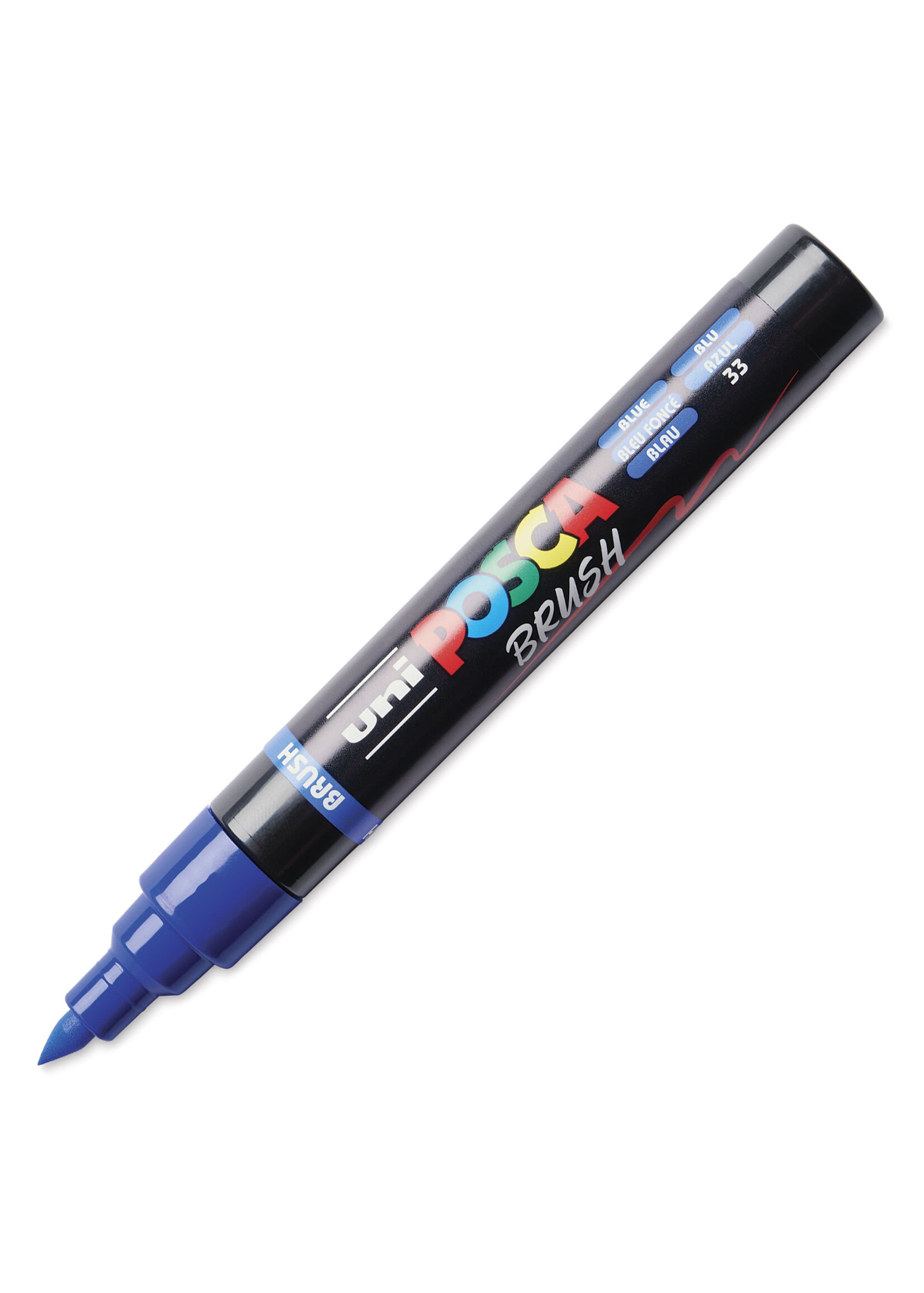Posca Uni Posca Brushmarker 5M Donkerblauw