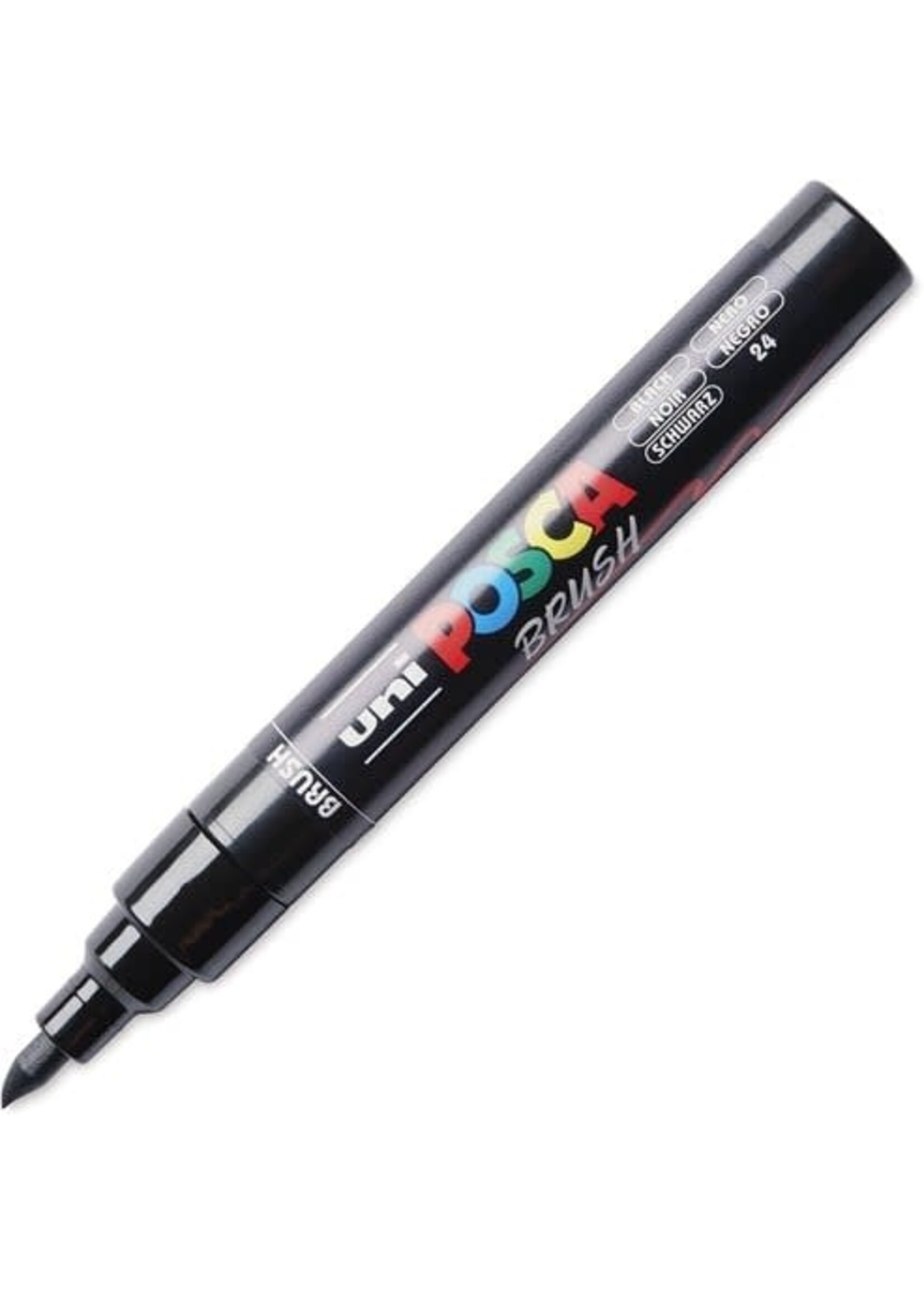 Posca Uni Posca Brushmarker 5M Zwart