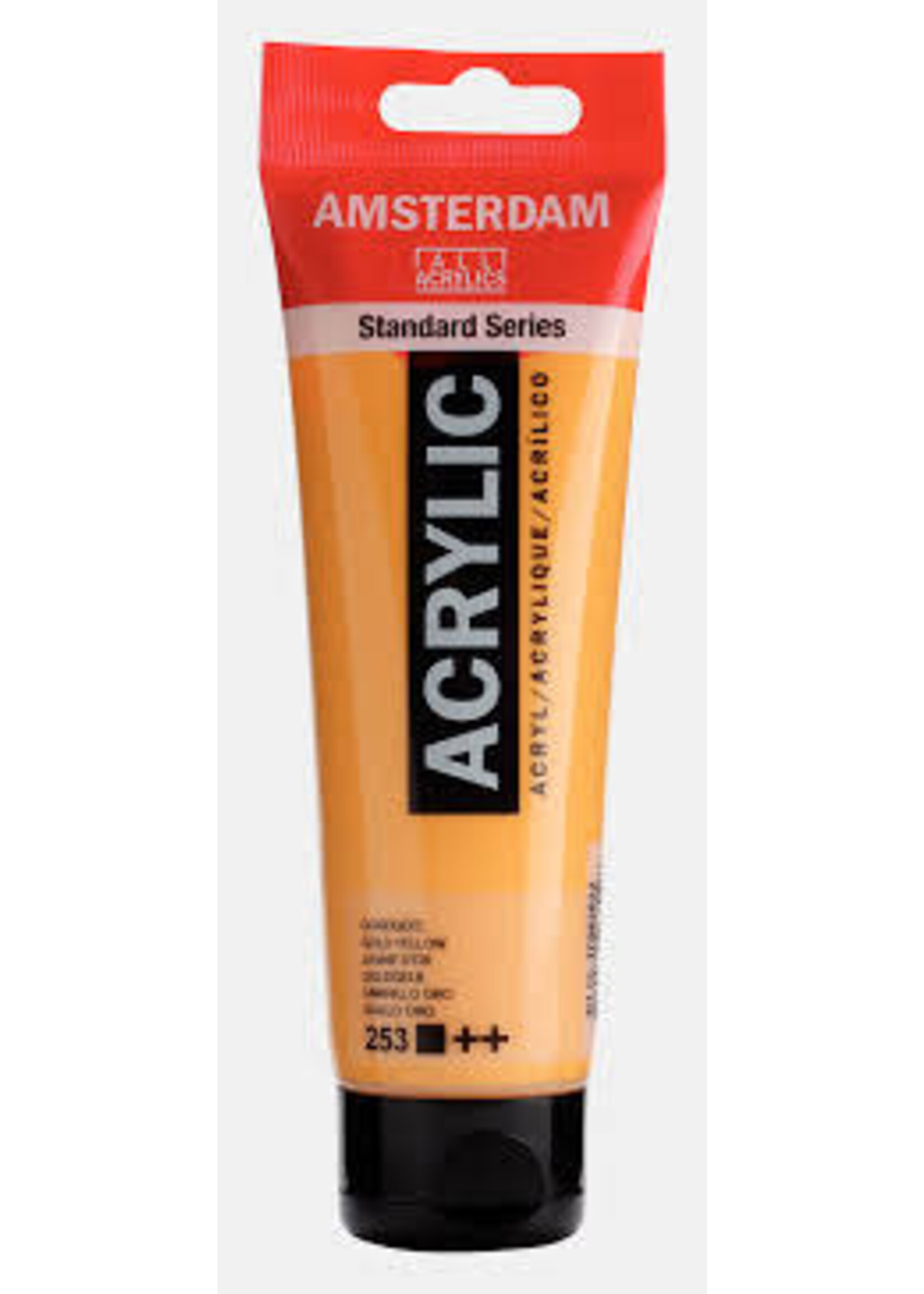 Talens Amsterdam Amsterdam Standard Series Acrylverf Tube 120 ml Goudgeel 253