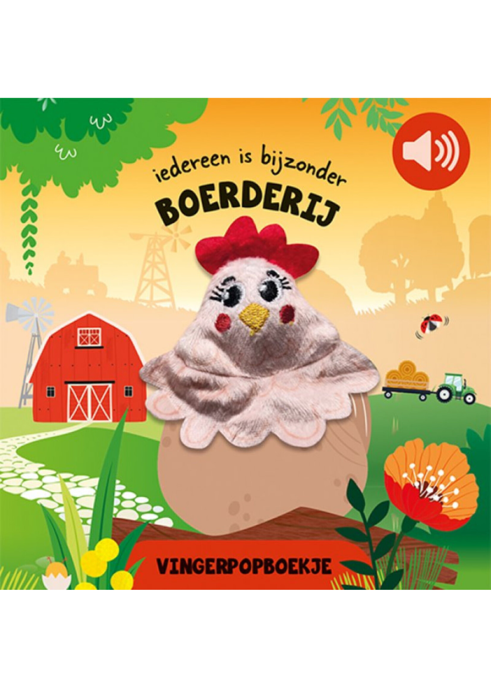 Lantaarn publishers Vingerpopboekje Iets bijzonders op de boerderij