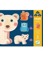Djeco Djeco 7143 Eerste puzzel - In het bos (9-12-16 stukjes)