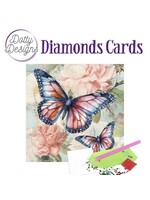 Dotty Designs Diamond Card Vlinder Dotty design (vierkant)