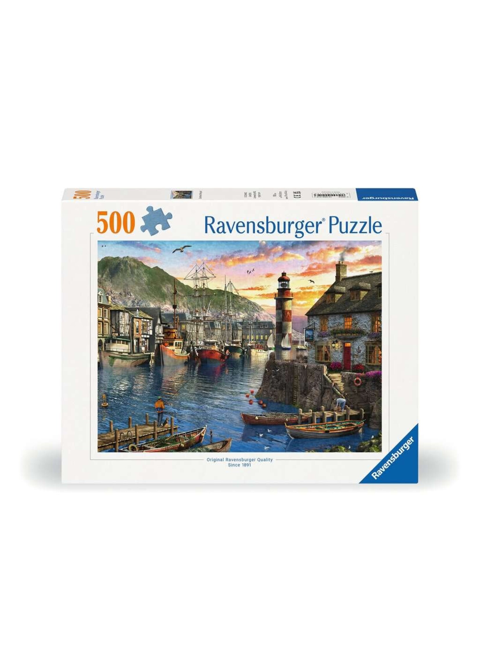 Ravensburger 's Ochtends bij de Haven (500 stukjes) Ravensburger
