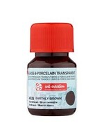 Talens Talens Art Creation Glass & Porcelain Transparant Fles 30 ml Aardebruin 4026