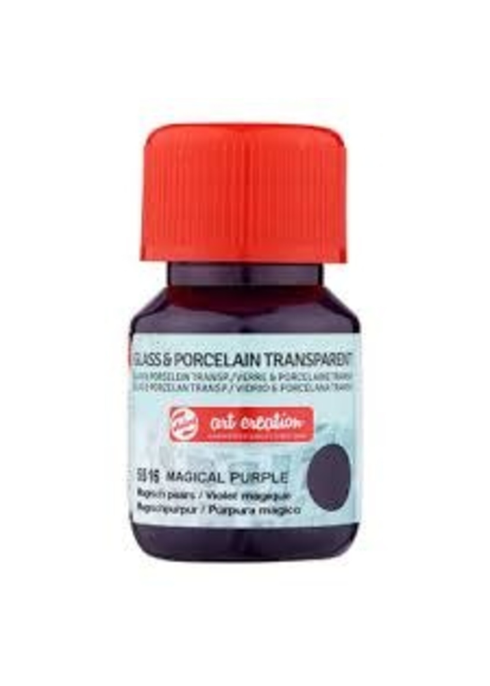 Talens Talens Art Creation Glass & Porcelain Transparant Fles 30 ml Magisch Paars 5516