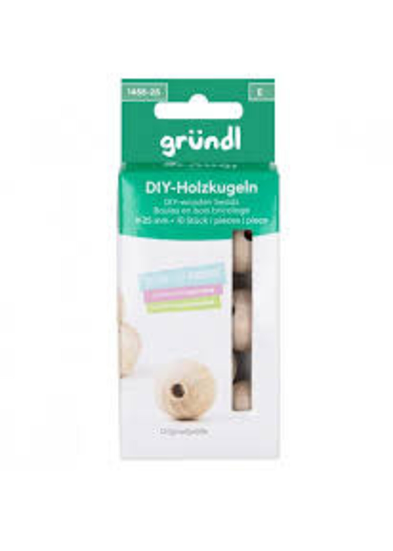 Grundl Grundl houten kralen (25mm, 10 stuks)