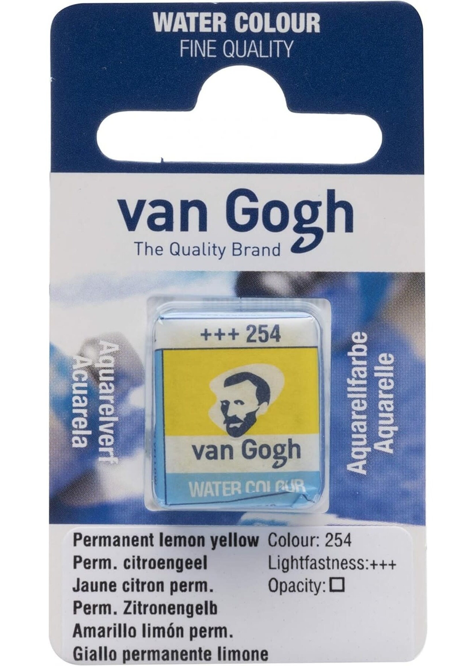 VAN GOGH Van Gogh Aquarelverf Napje 1 piece Permanent Citroengeel (Primair) 254