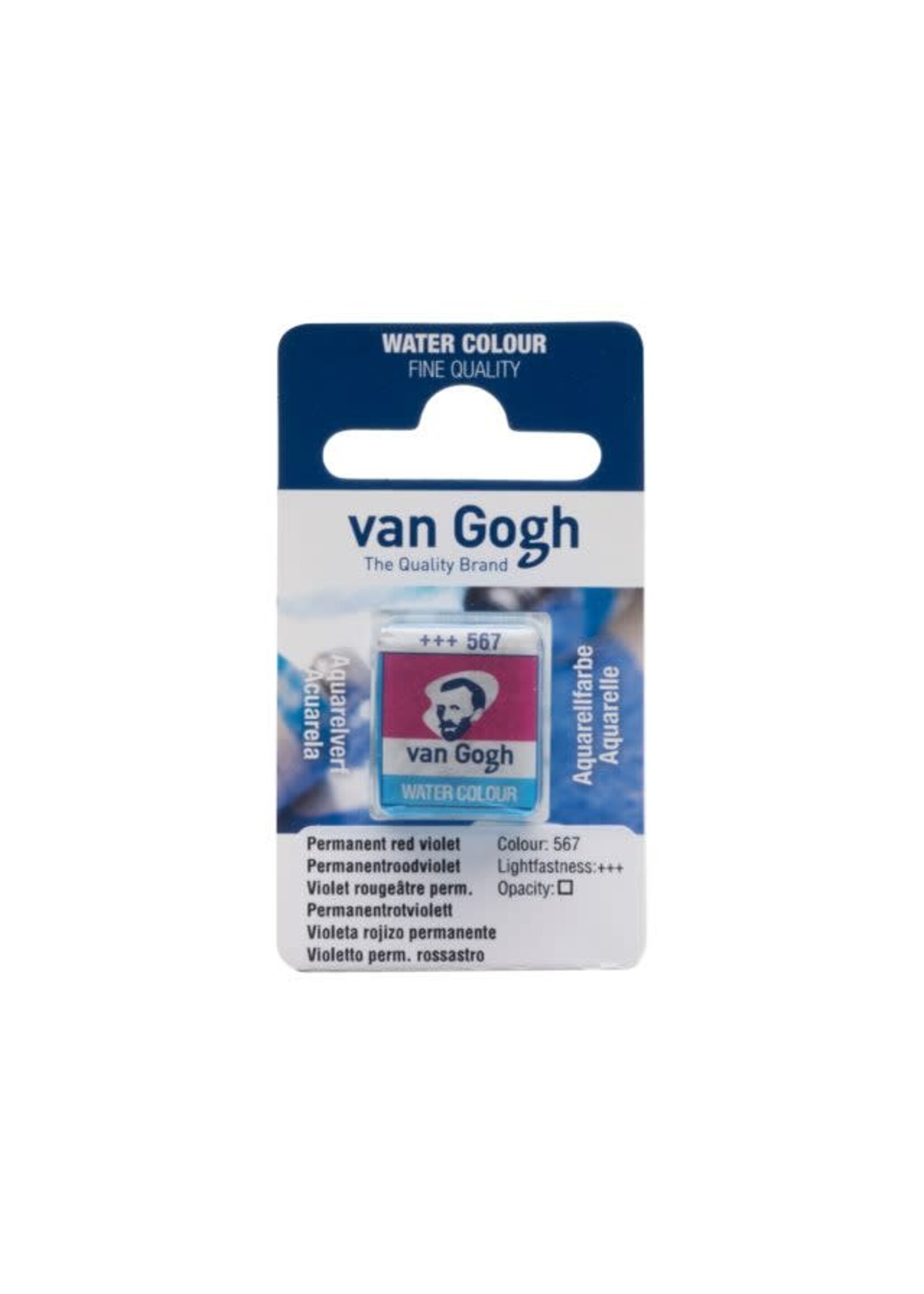 VAN GOGH Van Gogh Aquarelverf Napje 1 piece Permanentroodviolet 567