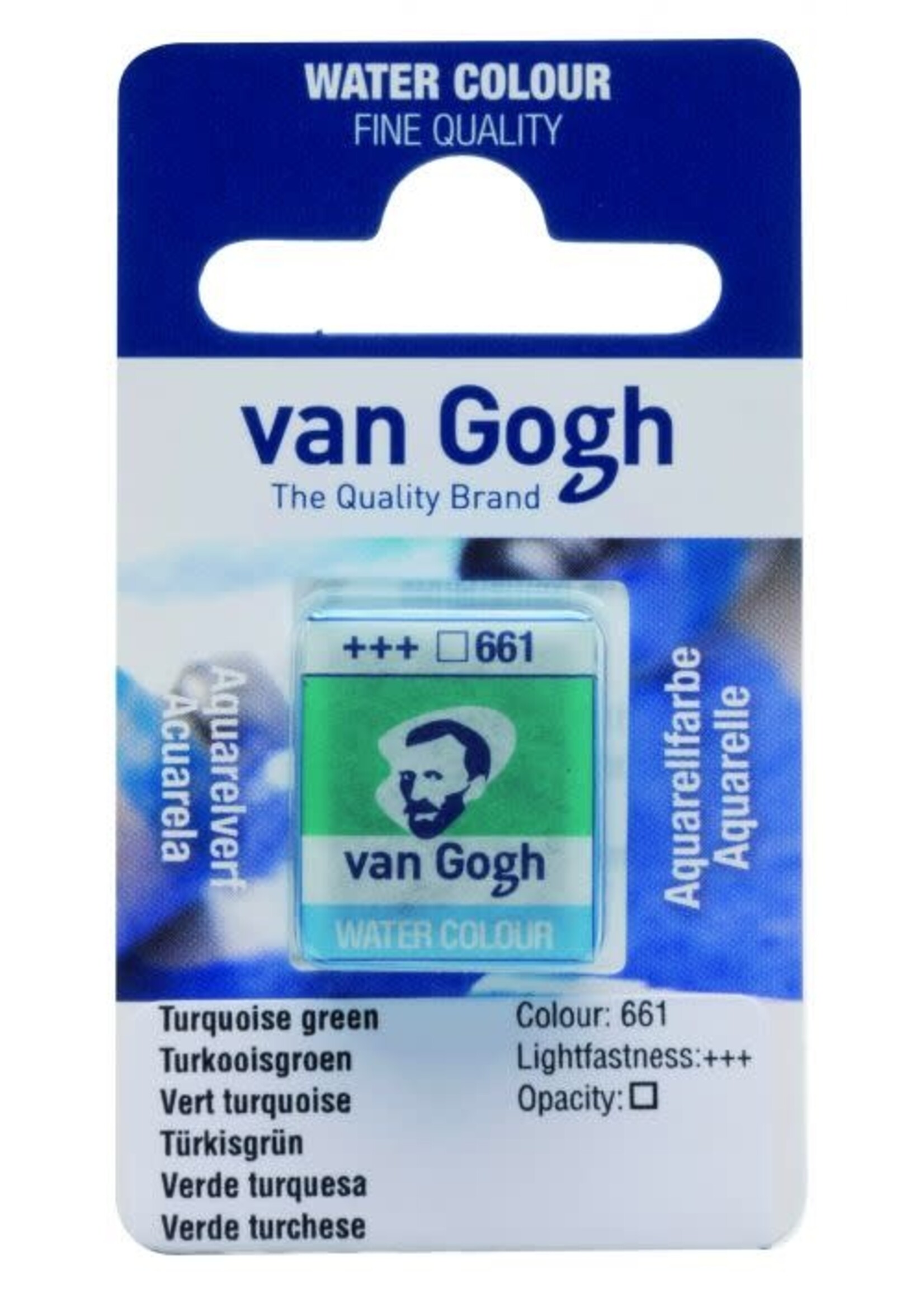 VAN GOGH Van Gogh Aquarelverf Napje 1 piece Turkooisgroen 661