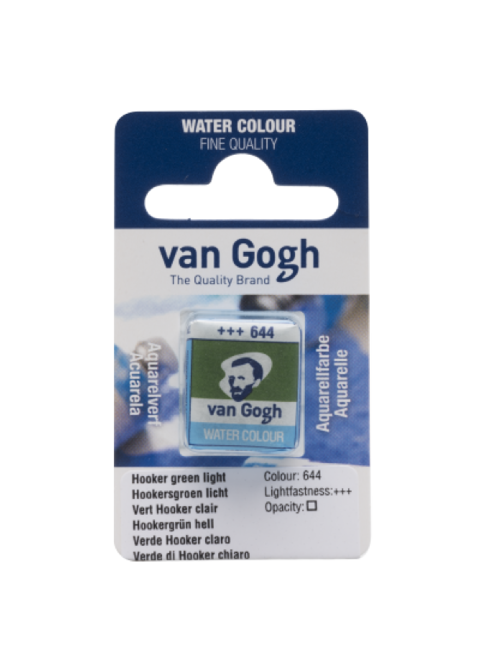 VAN GOGH Van Gogh Aquarelverf Napje 1 piece Hookersgroen Licht 644