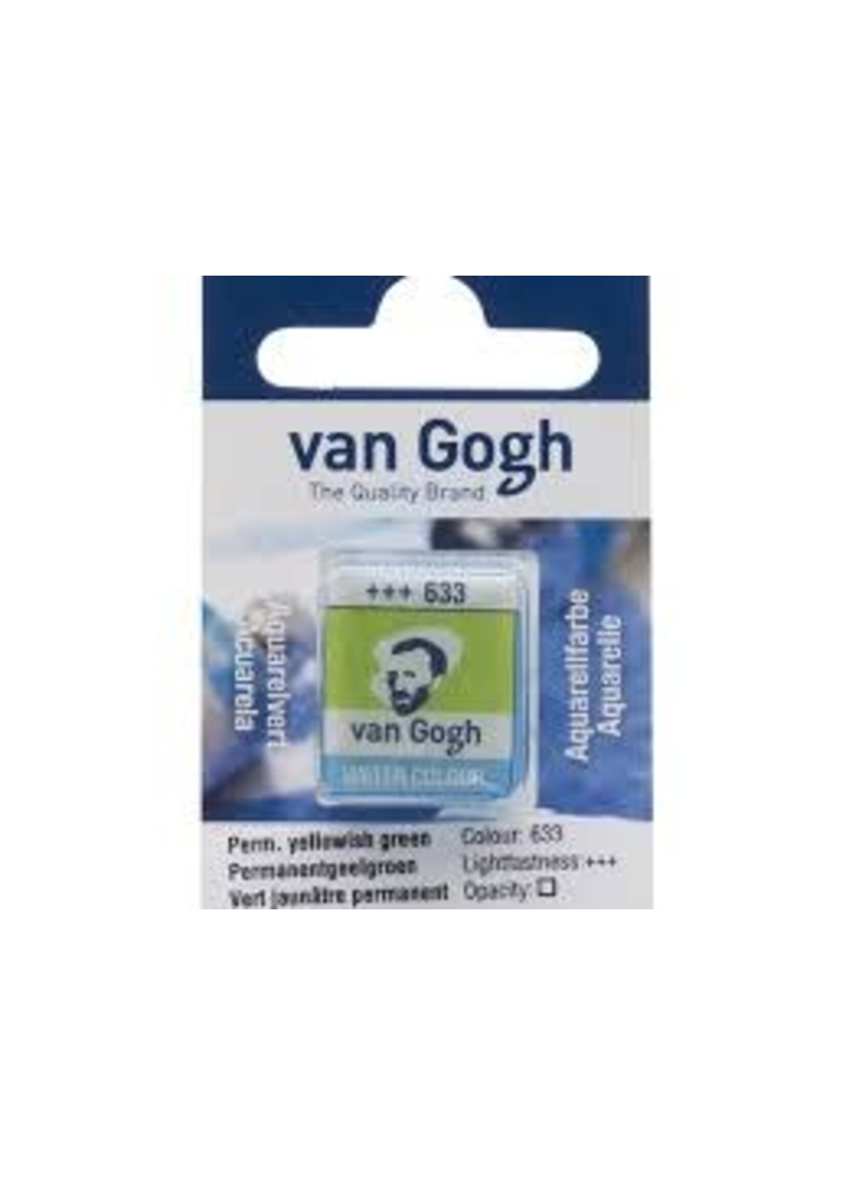 VAN GOGH Van Gogh Aquarelverf Napje 1 piece Permanentgeelgroen 633