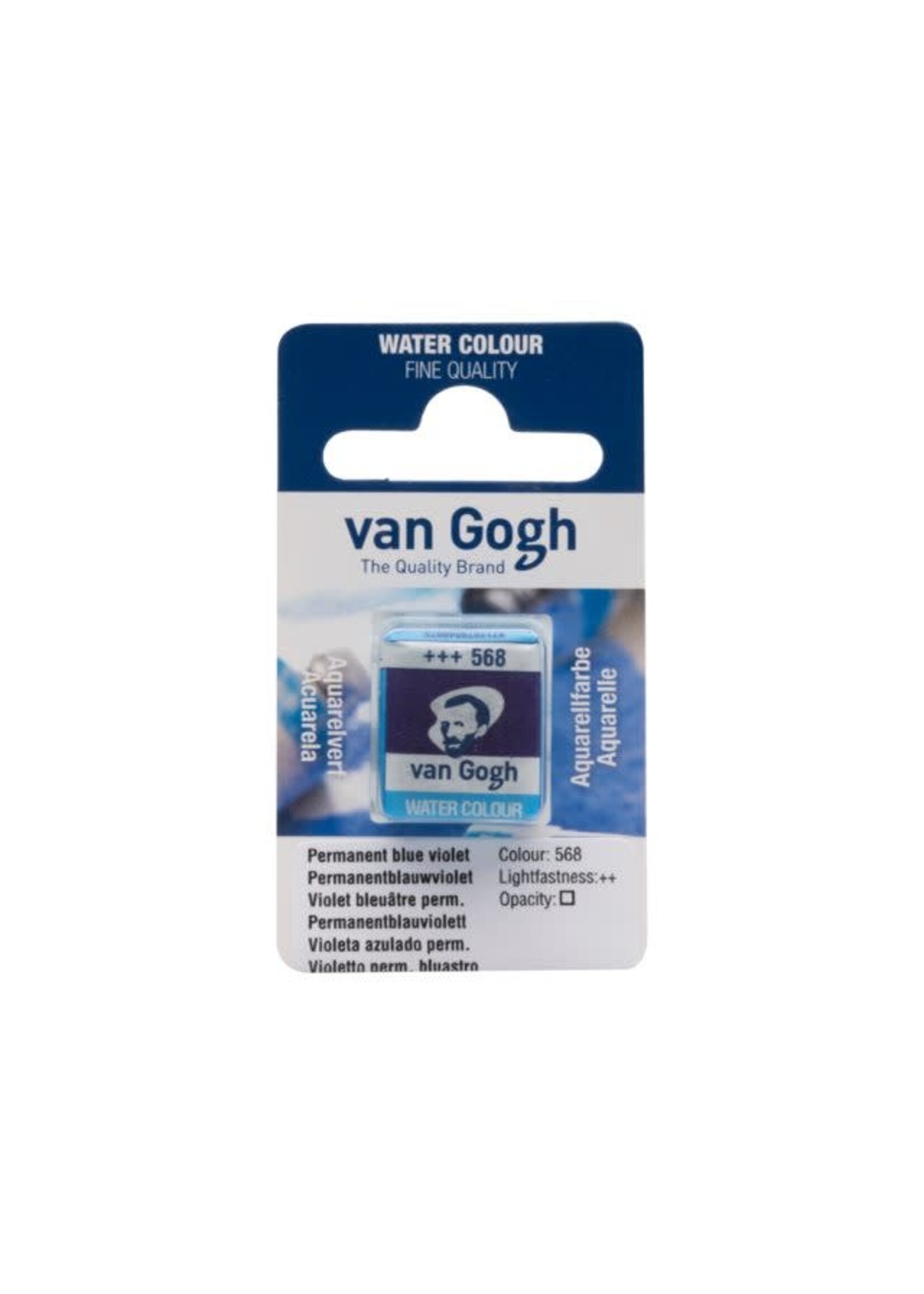 VAN GOGH Van Gogh Aquarelverf Napje 1 piece Permanentblauwviolet 568