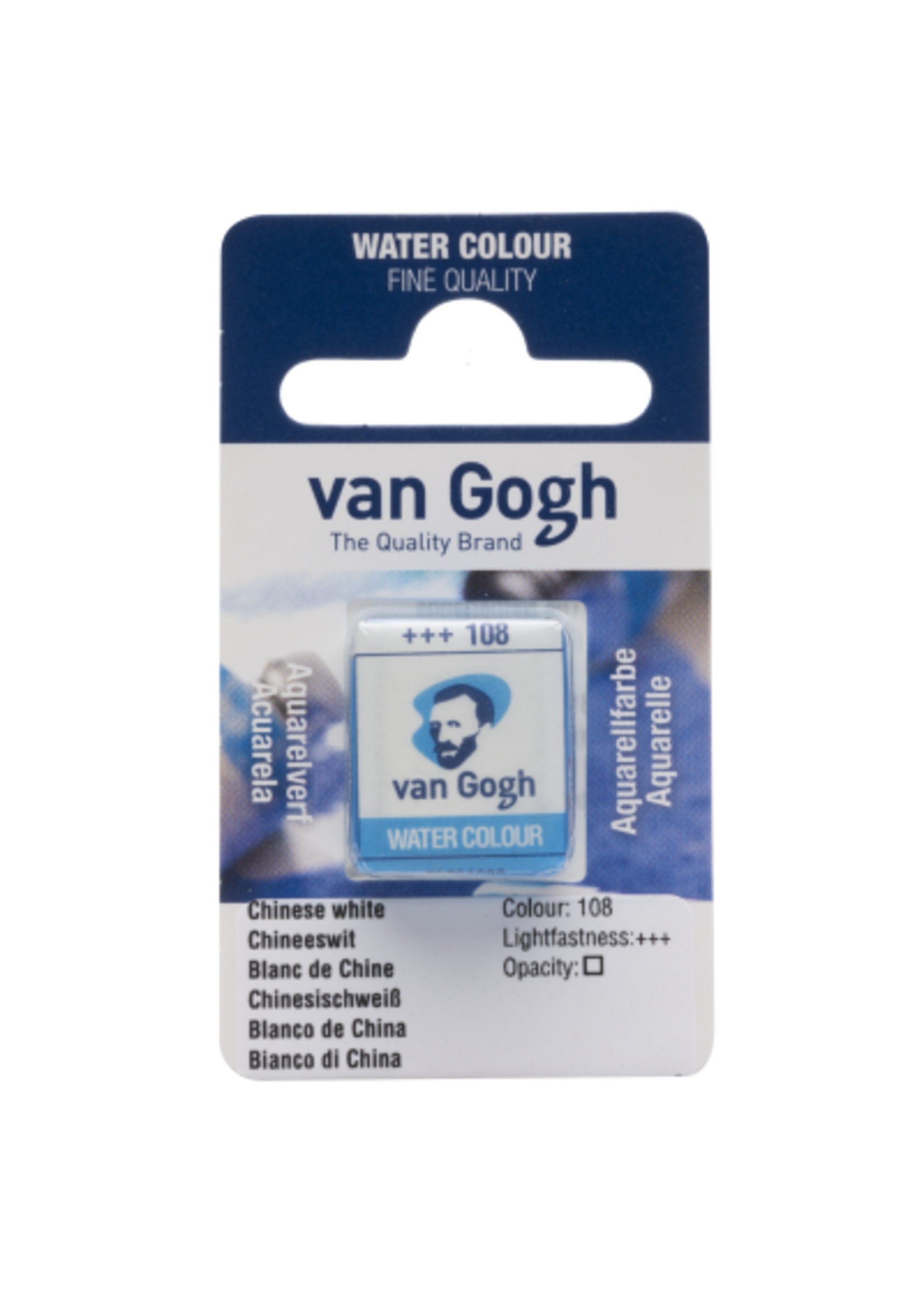 VAN GOGH Van Gogh Aquarelverf Napje 1 piece Chineeswit 108