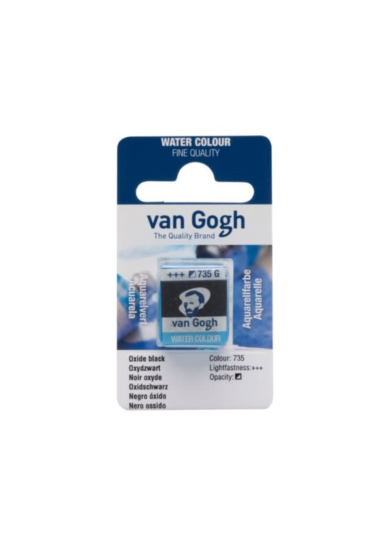 VAN GOGH Van Gogh Aquarelverf Napje 1 piece Oxydzwart 735