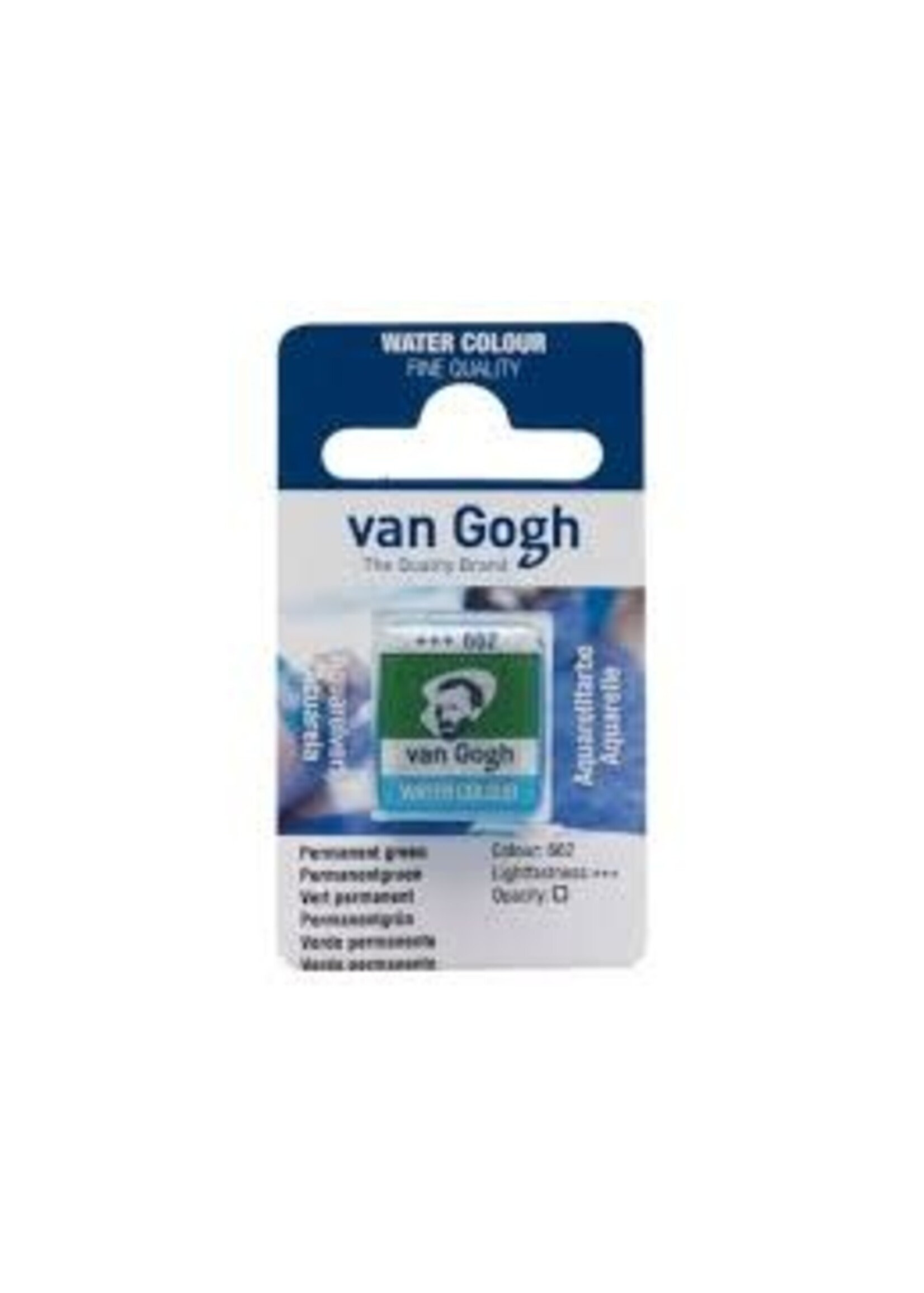 VAN GOGH Van Gogh Aquarelverf Napje 1 piece Permanentgroen 662