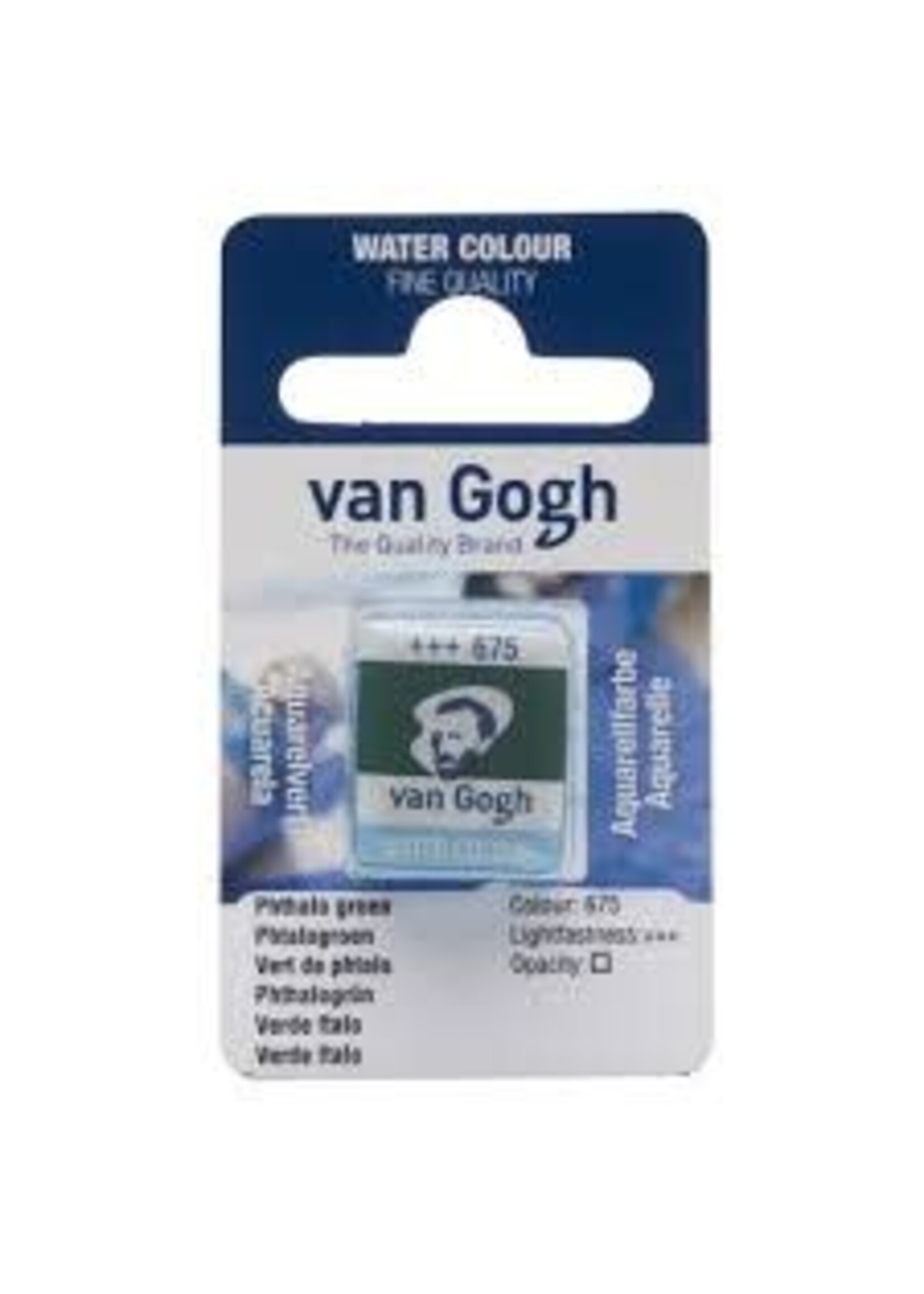 VAN GOGH Van Gogh Aquarelverf Napje 1 piece Phtalogroen 675