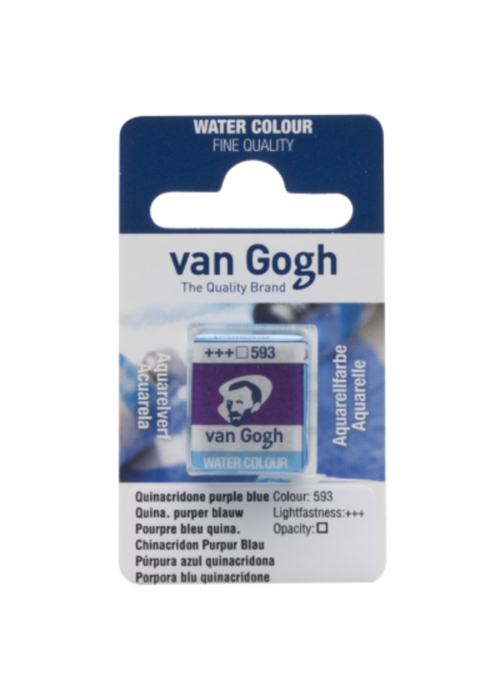 VAN GOGH Van Gogh Aquarelverf Napje 1 piece Quinacridonepurper Blauwachtig 593