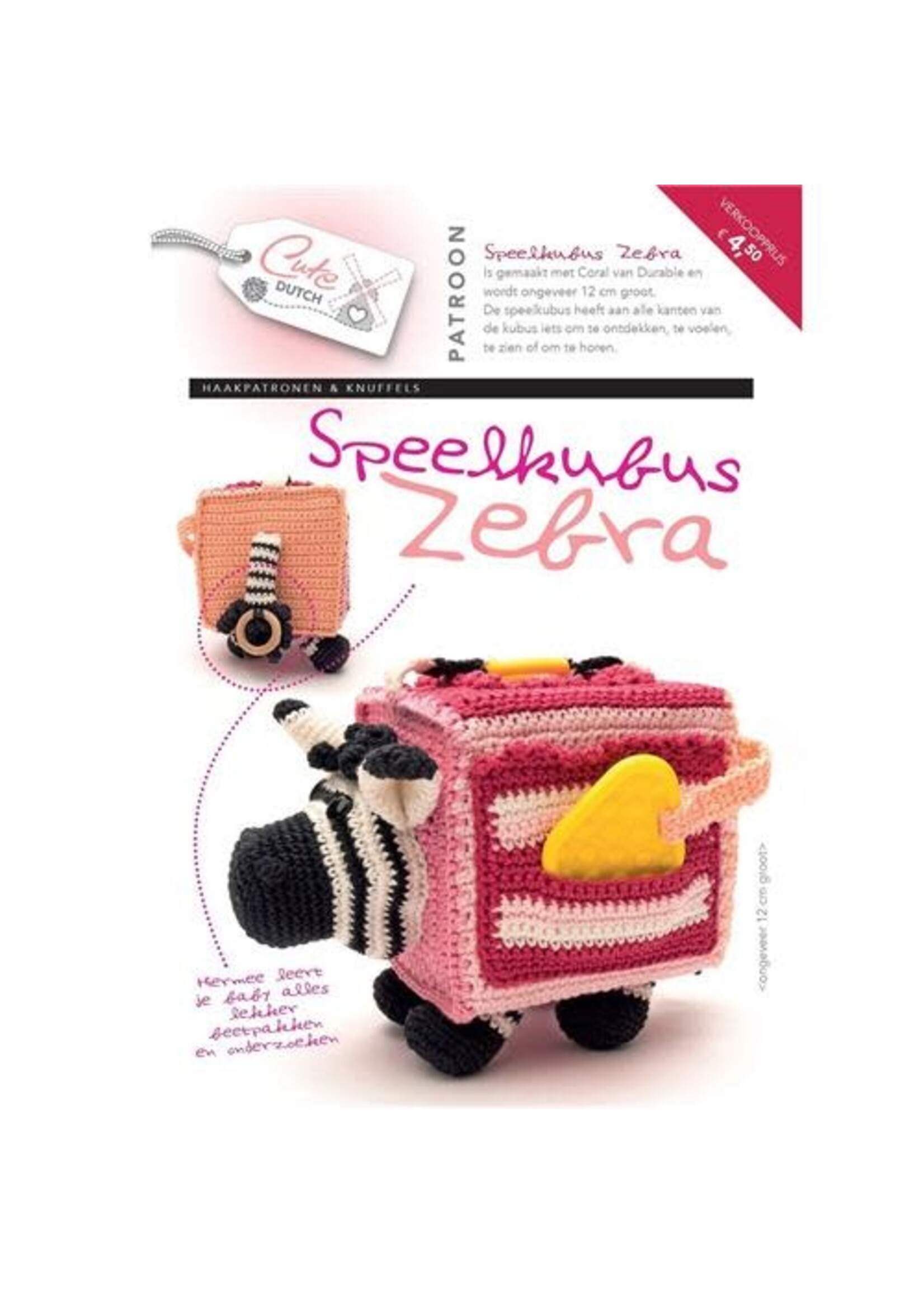 Cute Dutch Cute Dutch Patroonboekje Speelkubus Zebra