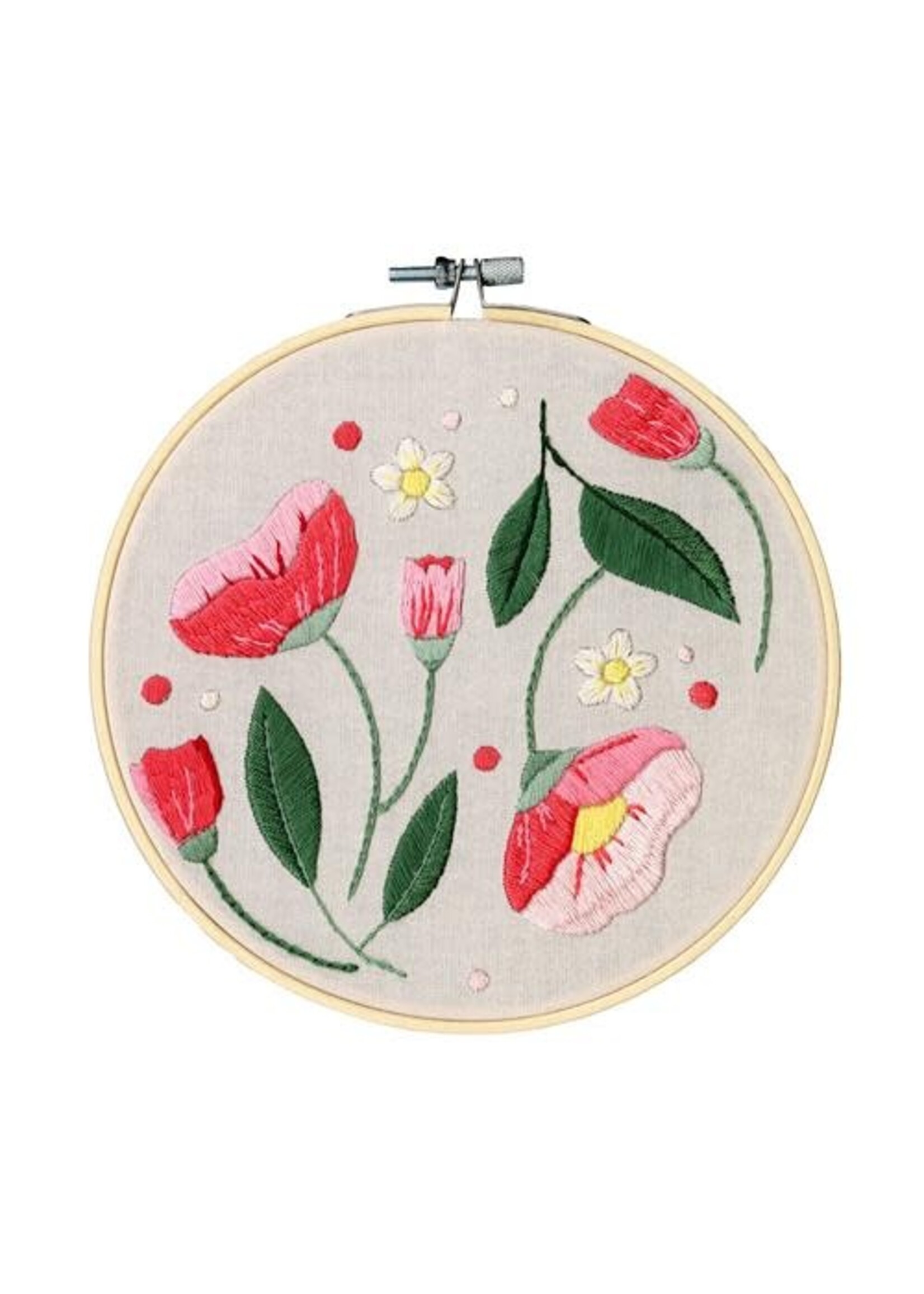 Restyle ReStyle Borduurpakket Bloemen 17,8cm rond