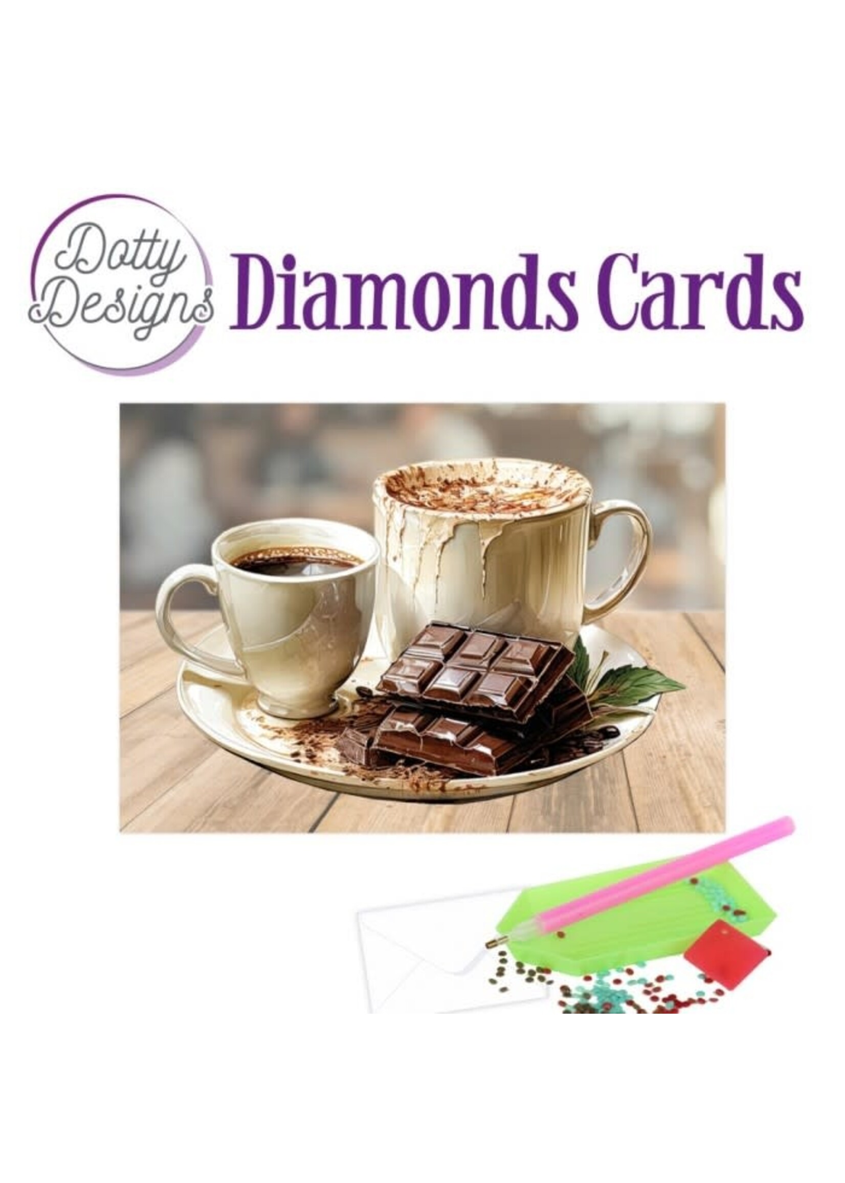 Find it Trading Dotty Designs Diamond Cards - Coffee Moments 2
