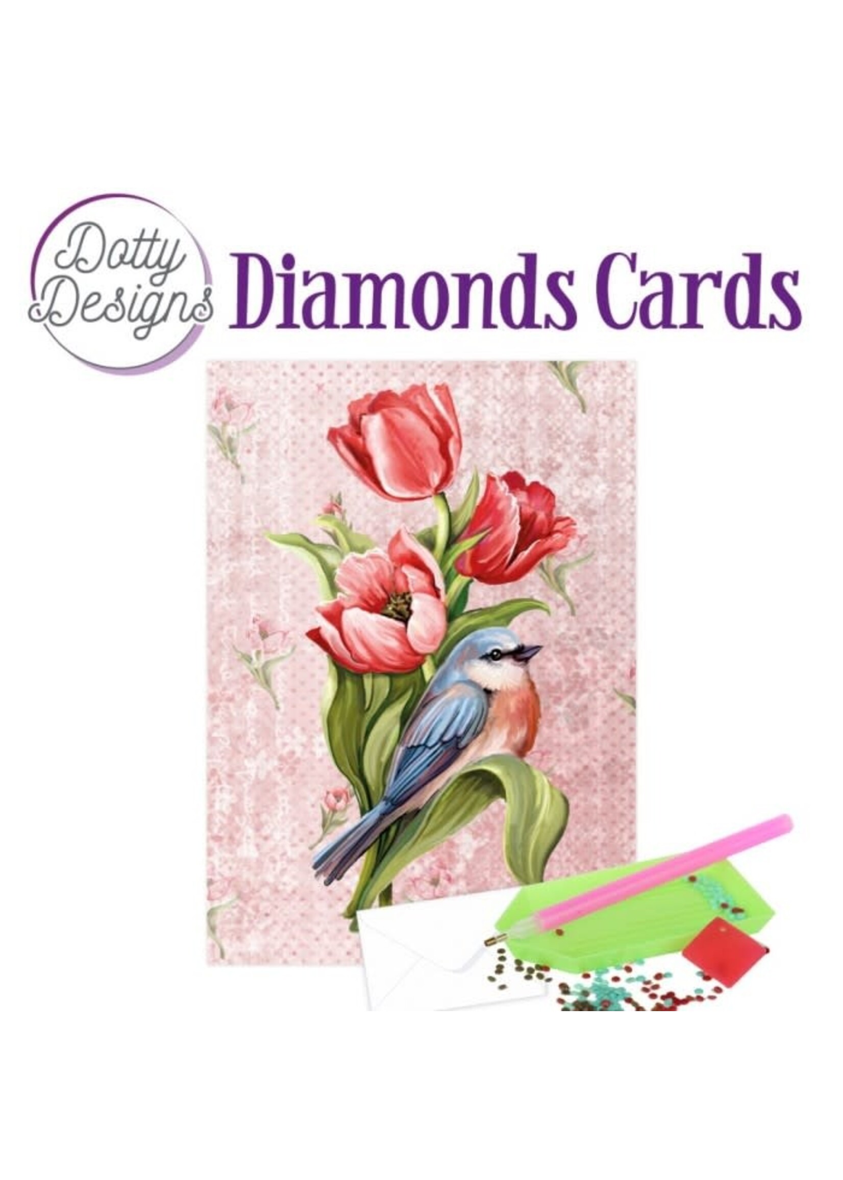 find it Dotty Designs Diamond Cards - Tulip Dreams 2