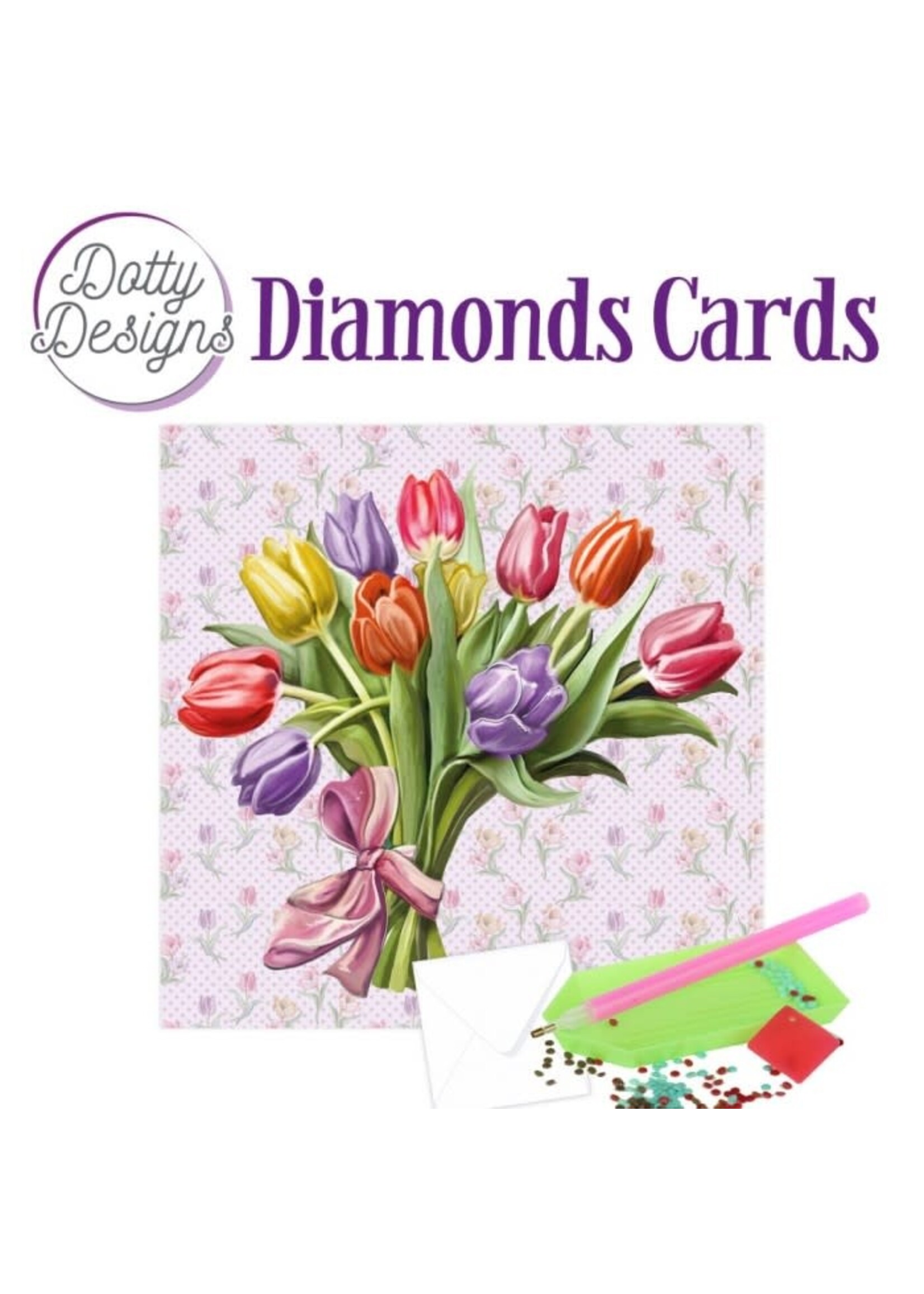 find it Dotty Designs Diamond Cards - Tulip Dreams 1