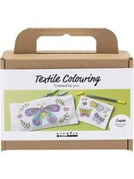 CChobby CC Mini Hobbyset Textiel Decoreren Vlinders Pastelkleuren