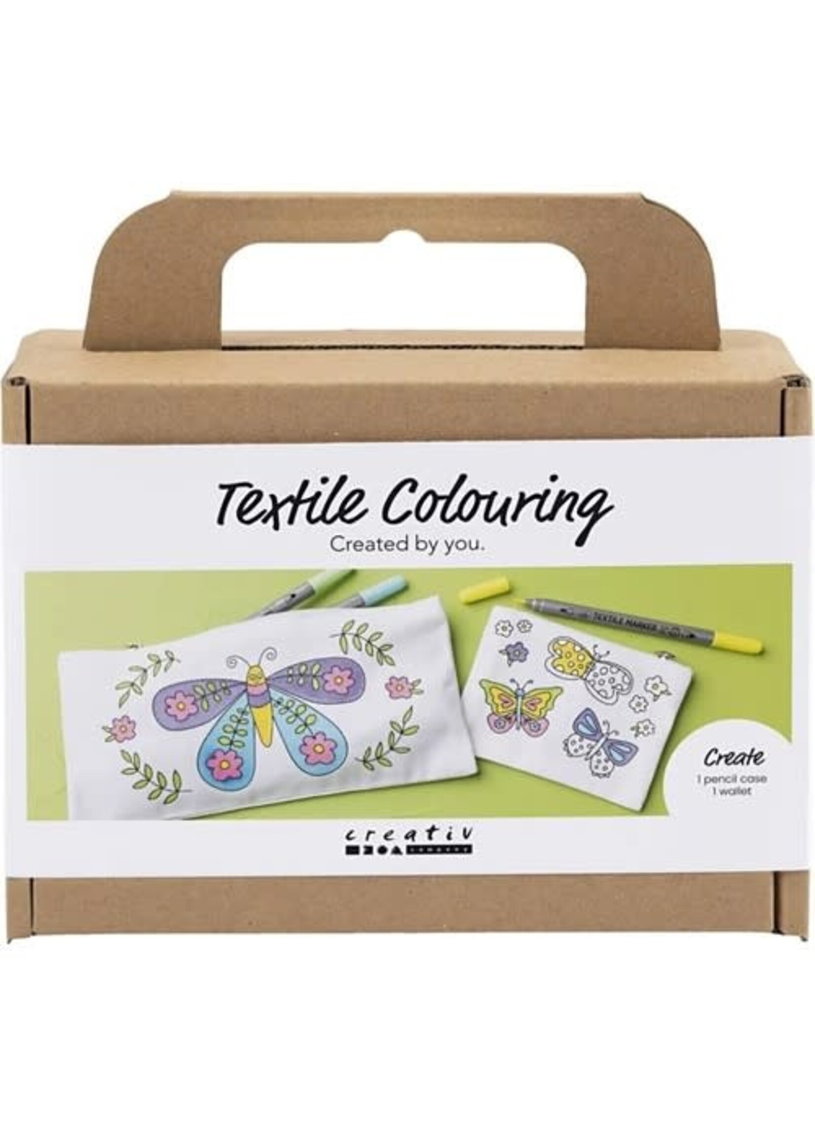 CChobby CC Mini Hobbyset Textiel Decoreren Vlinders Pastelkleuren