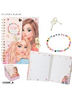 TopModel TOPModel dagboek met slot en armband