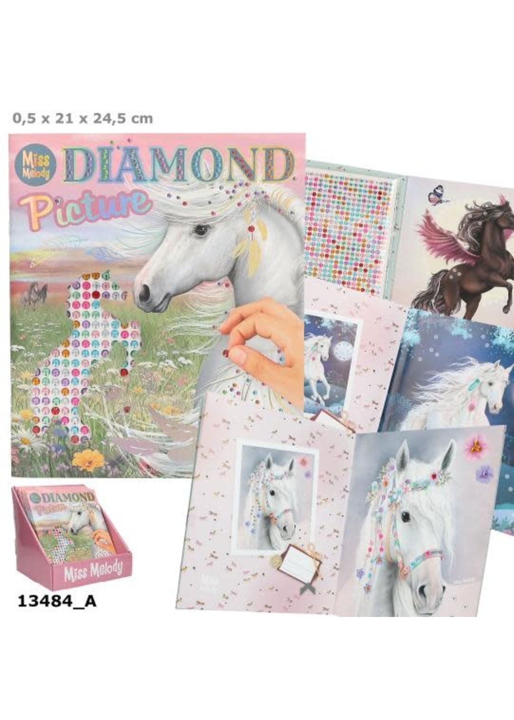 TopModel Miss Melody Create your Diamond Picture stickerboek