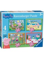 Ravensburger Peppa Big: 4 seizoenen (12 + 16 + 20 + 24 stukjes)