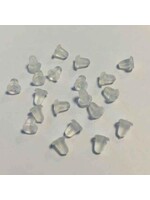 Hobby & crafting Fun Sillicone earclutch doorzichtig (20 stuks)