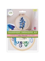 Westdesign Borduurpakket - Klokje - Transparant