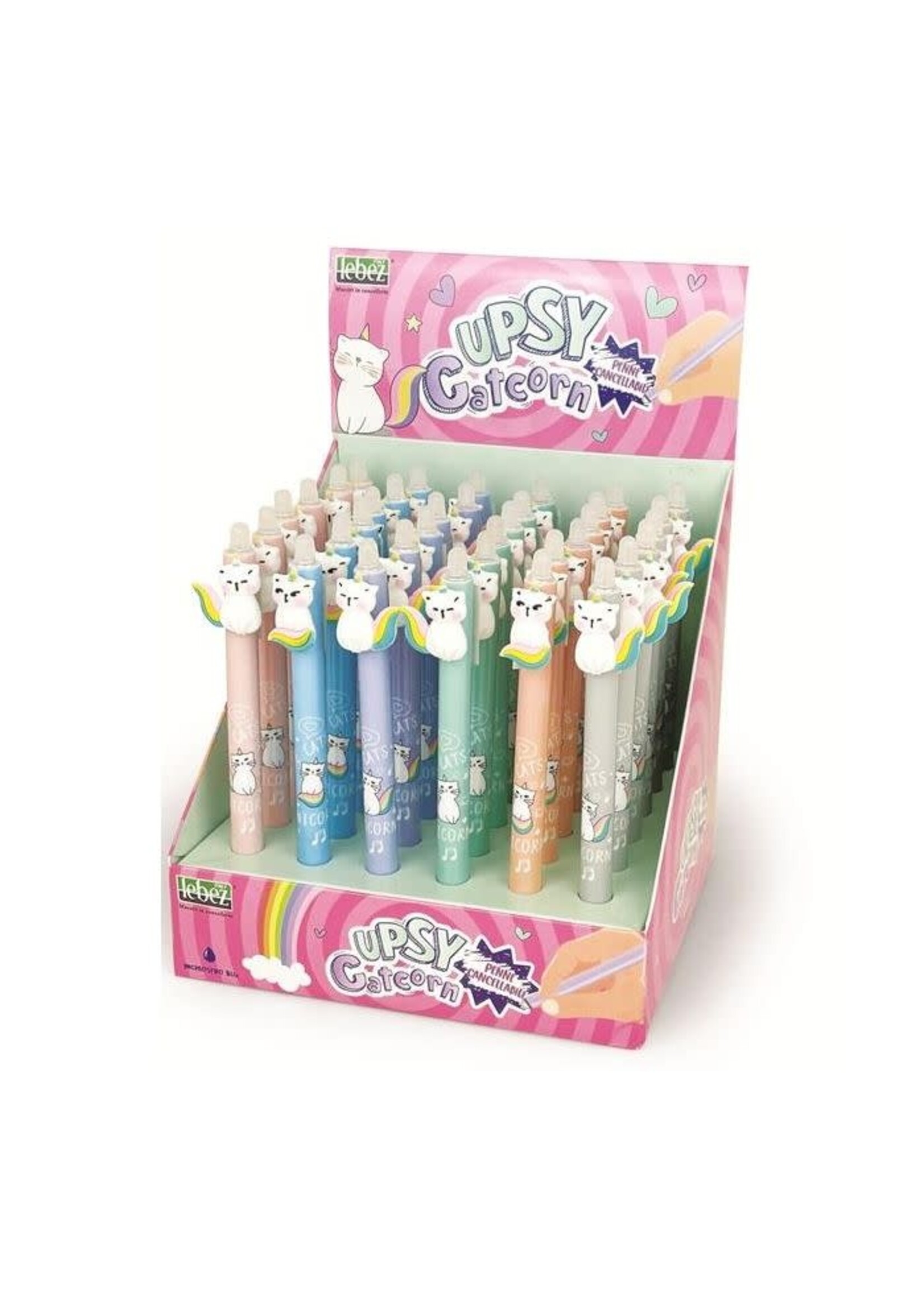 Lebez Uitwisbare fineliner regenboog kat 6 assorti