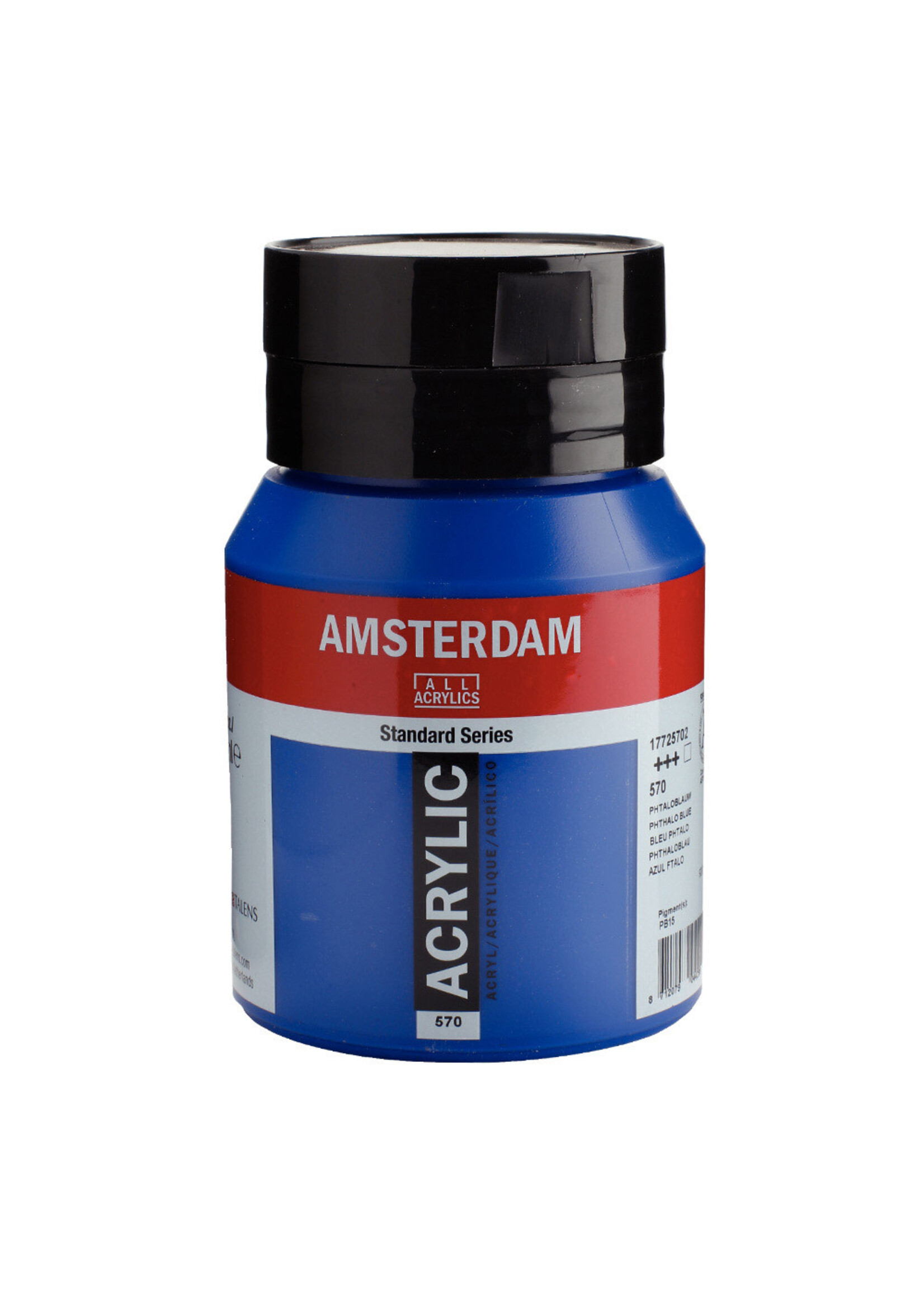 Talens Amsterdam Amsterdam Standard Series Acrylverf Pot 500 ml Phtaloblauw 570