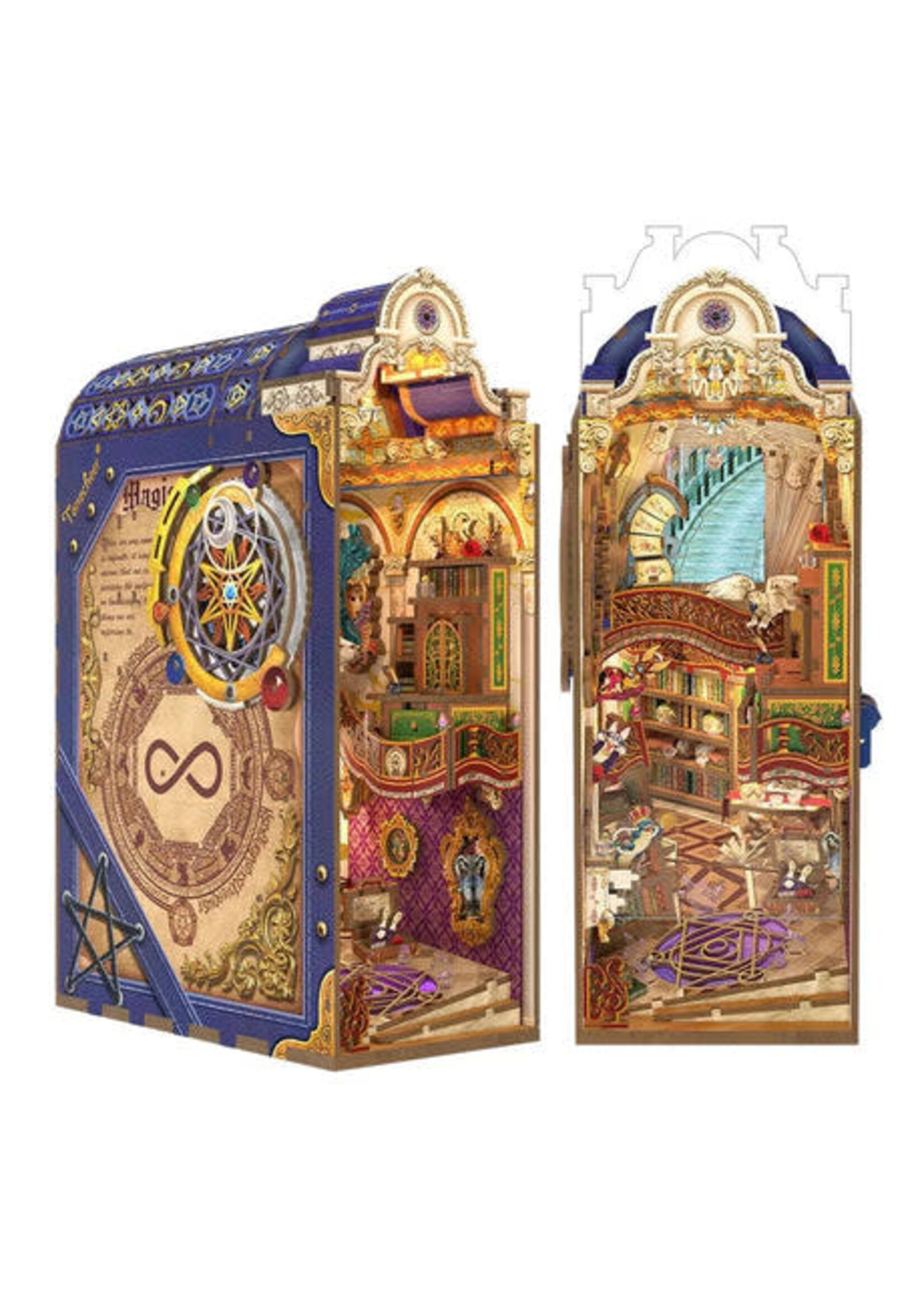 Tonecheer Tonecheer DIY Book Nook Boekensteun Magical Library