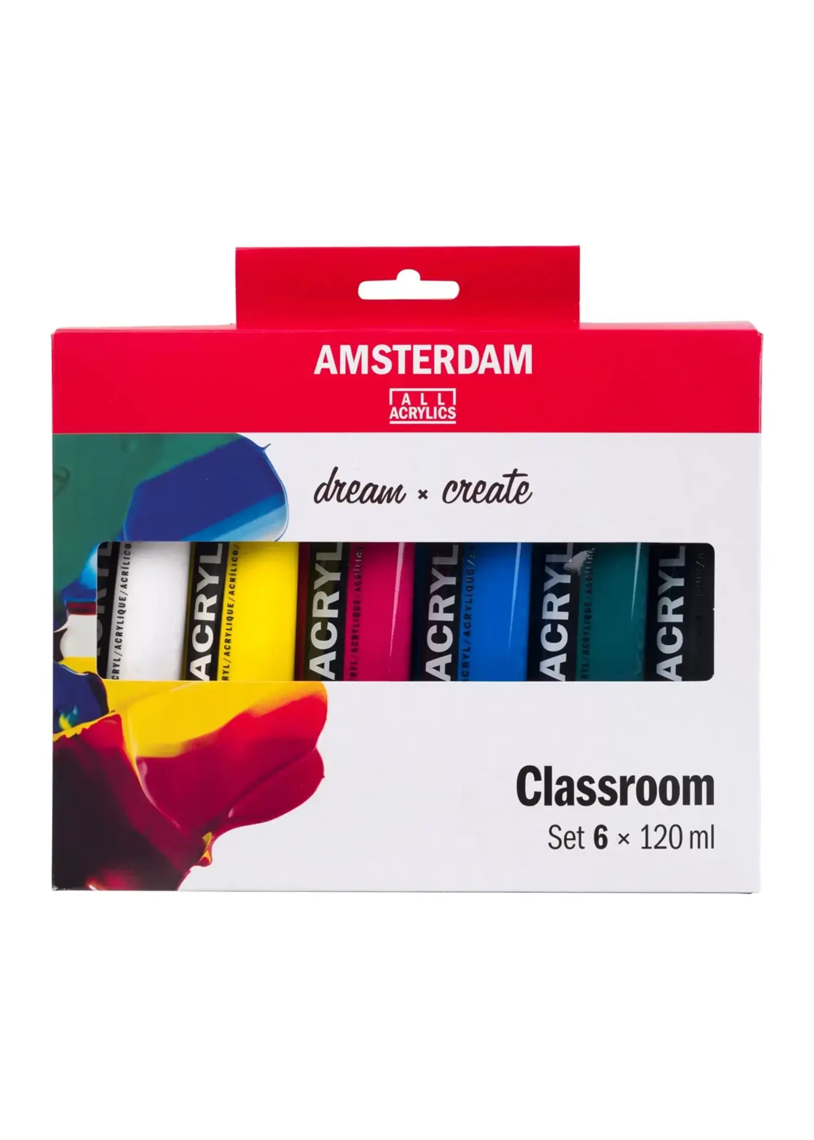 Talens Amsterdam Amsterdam Standard Series acrylverf educatie set | 6 x 120 ml
