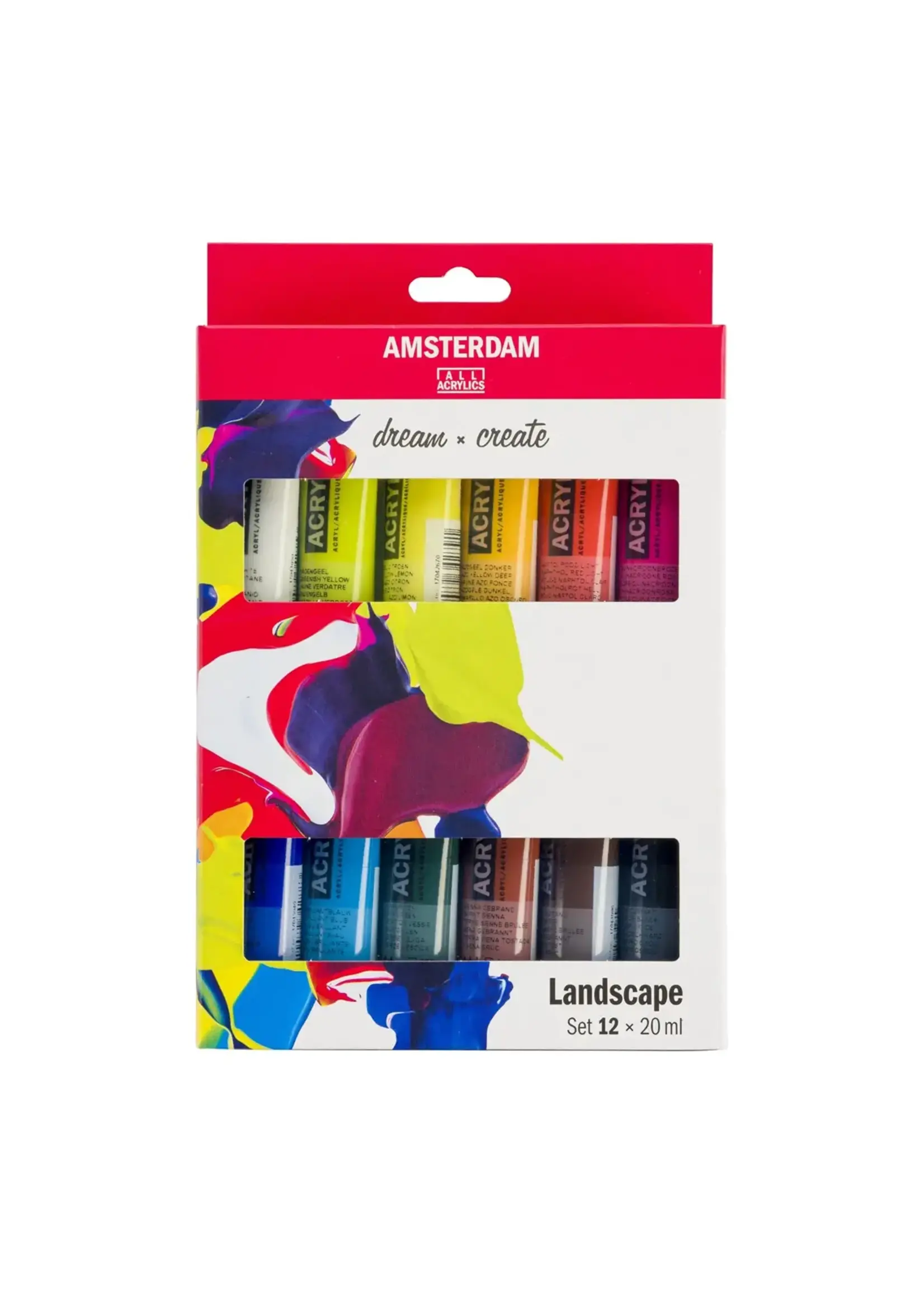 Talens Amsterdam Amsterdam Standard Series acrylverf landschap set | 12 × 20 ml 